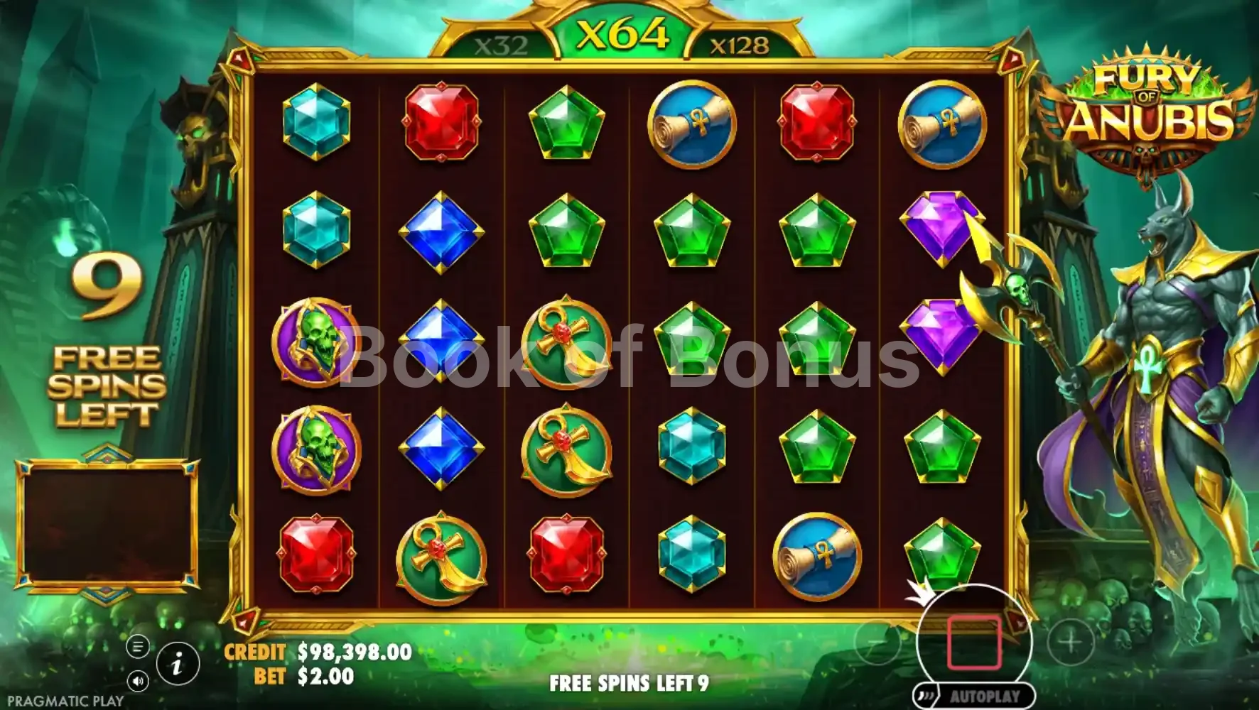 Tours gratuits Fury of Anubis