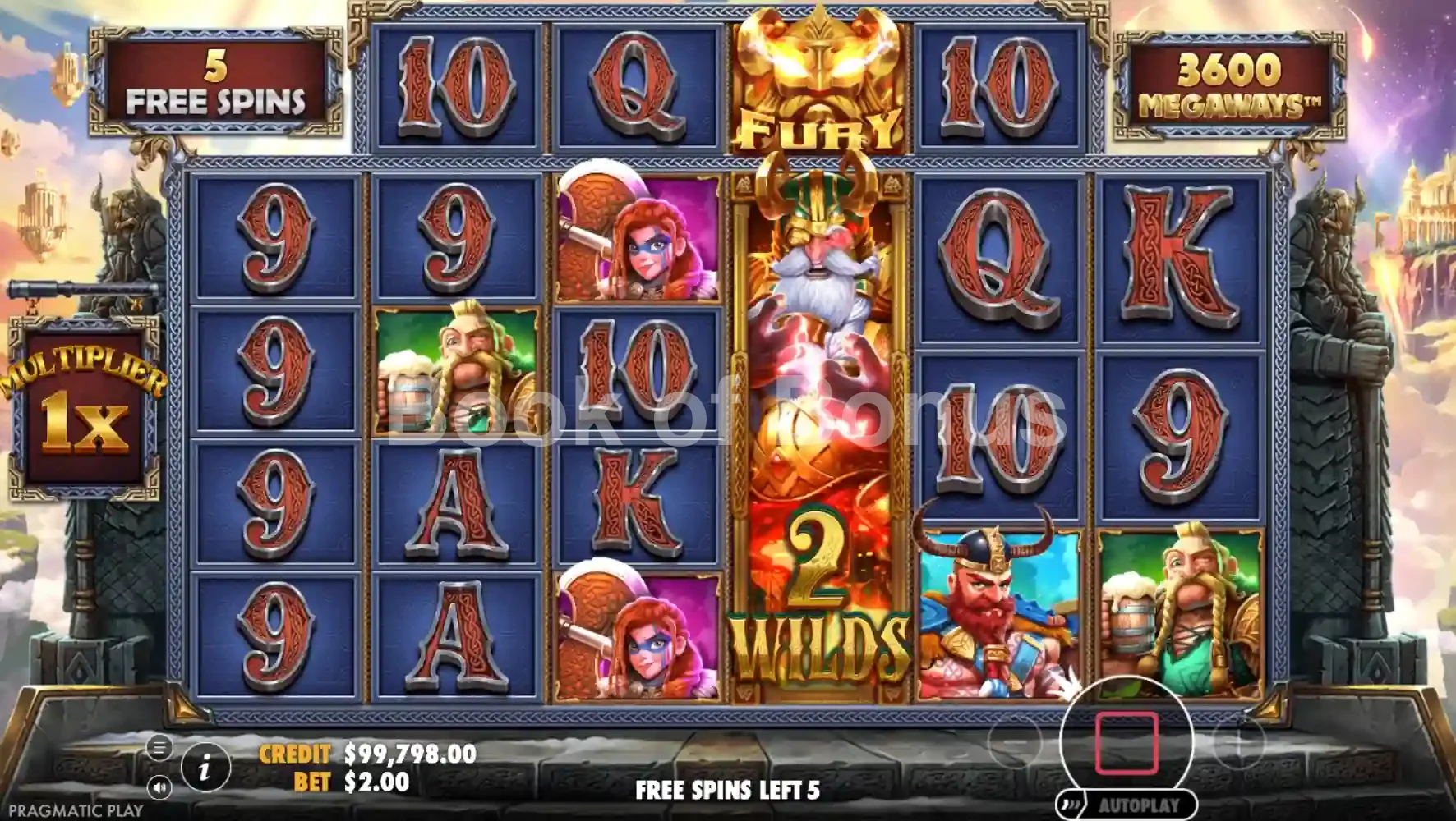 Fury of Odin Megaways par Pragmatic Play - tours gratuits