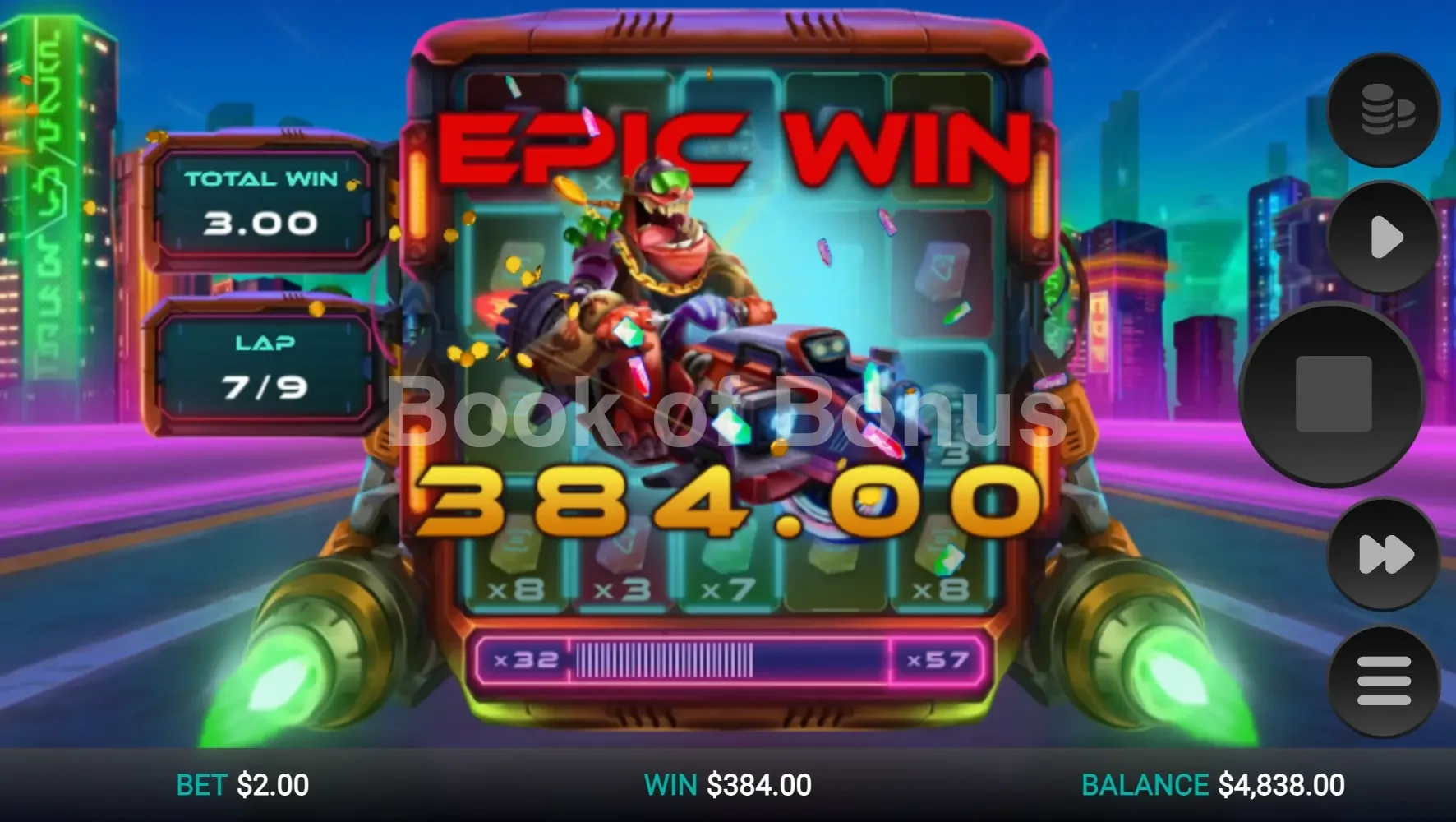 Gros gain Galactic Racers Dream Drop