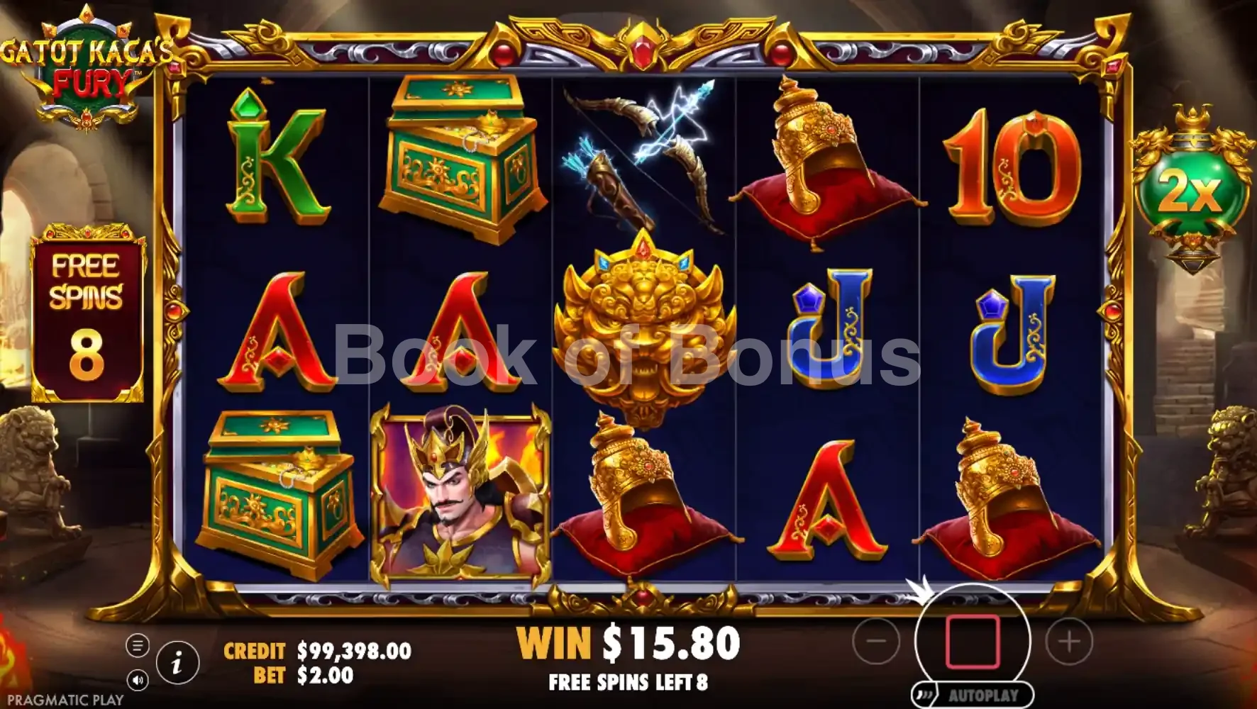 Gatot Kaca's Fury par Pragmatic Play - tours gratuits