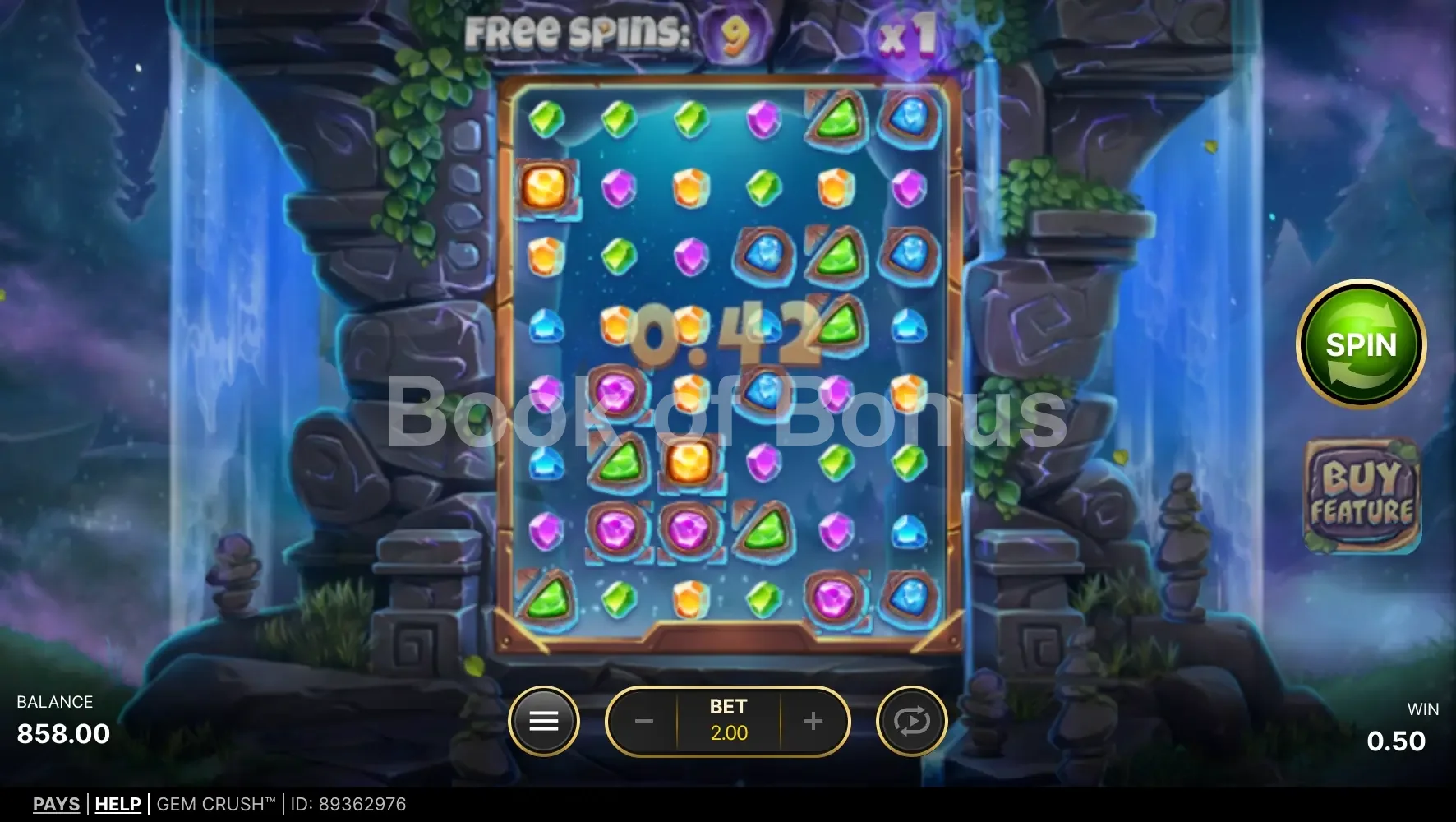 Gem Crush par NetEnt - tours gratuits