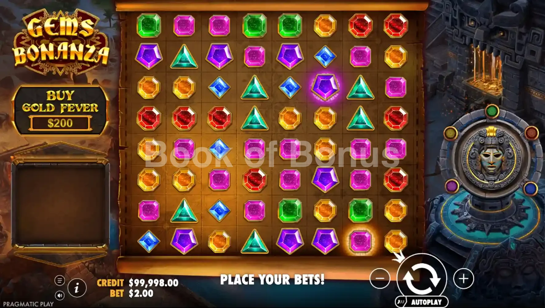 Jeu de base Gems Bonanza