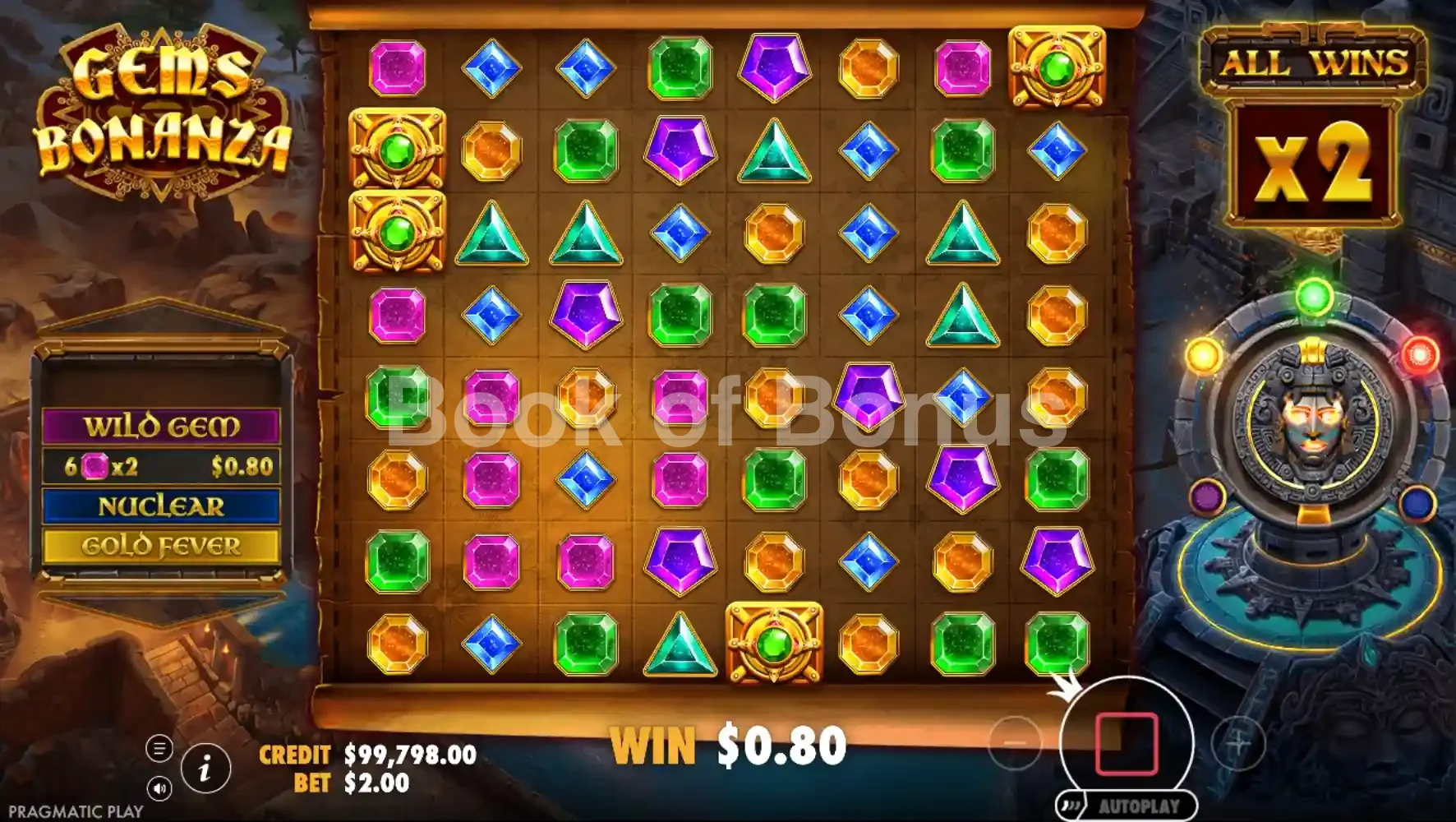 Gold Fever bonus Gems Bonanza