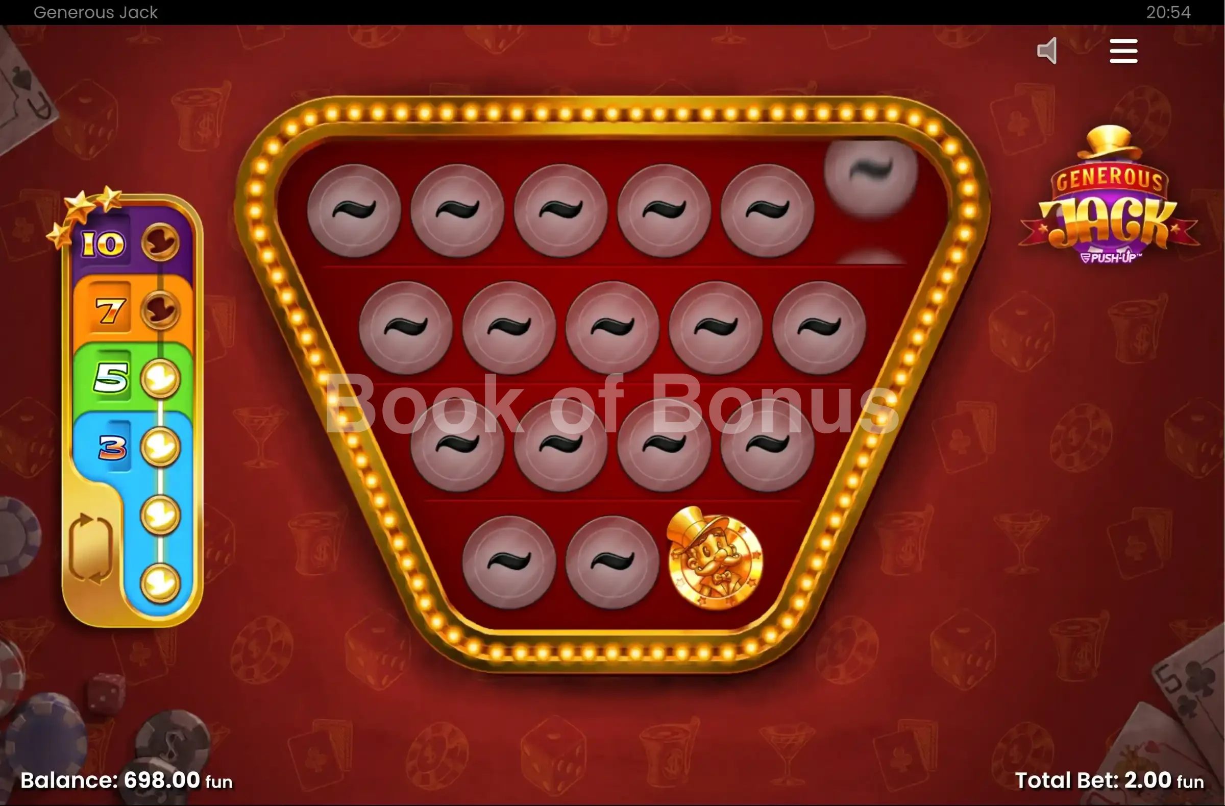 Generous Jack par Push Gaming - tours gratuits