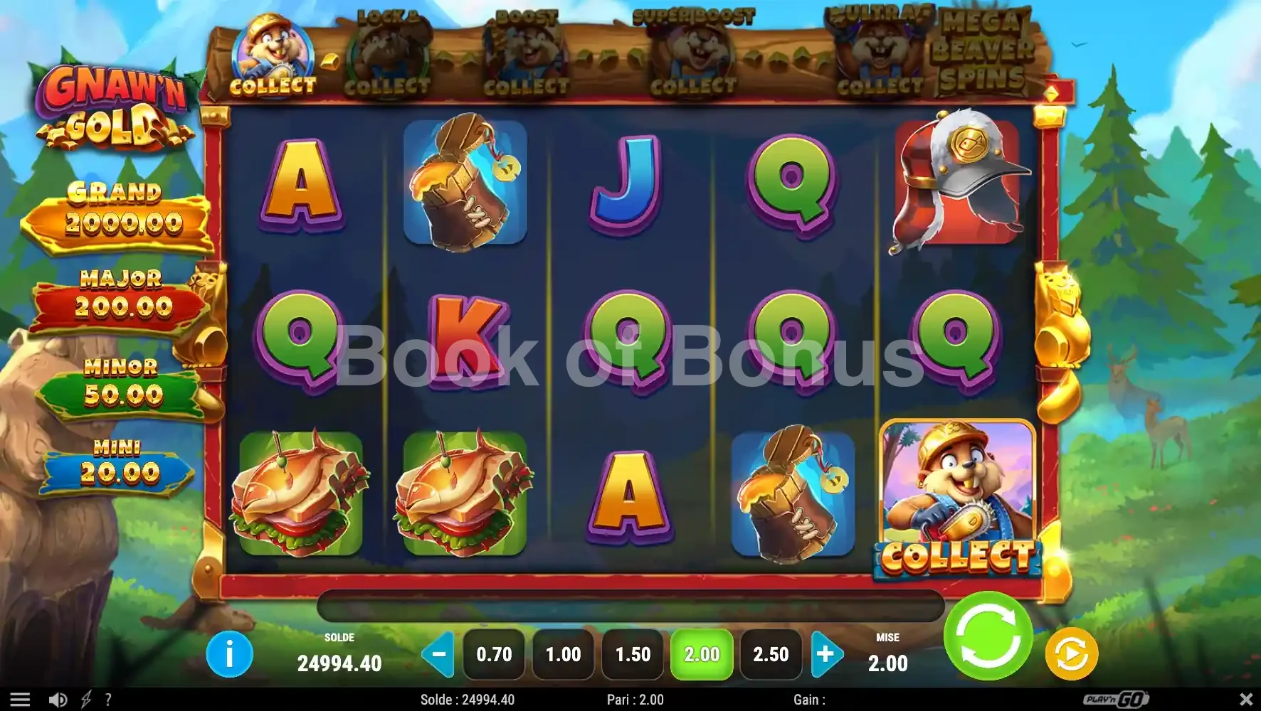 Gnaw’n Gold par Play'n GO - base game 2