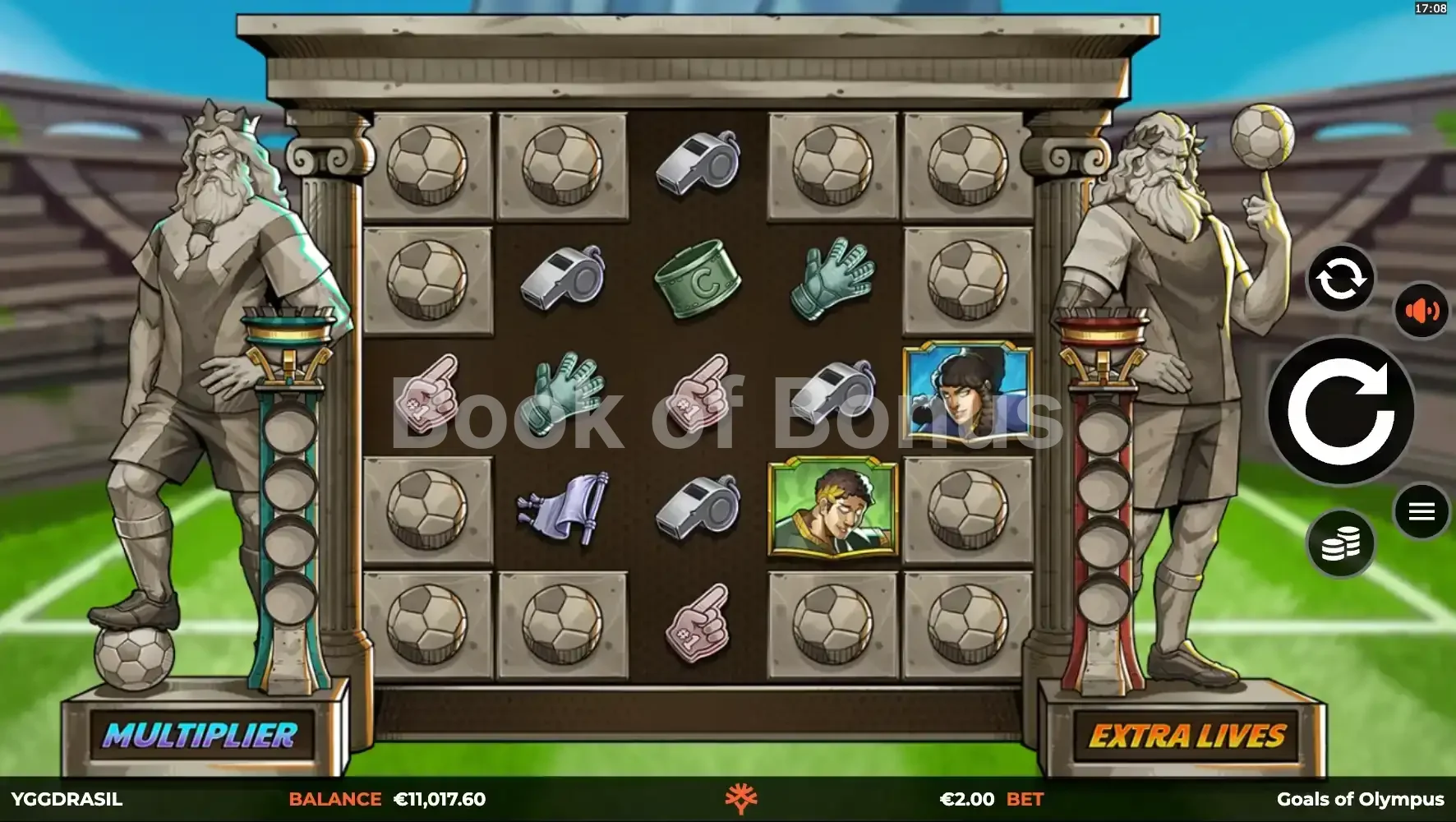 Second aperçu jeu de base Goals of Olympus BoltLock