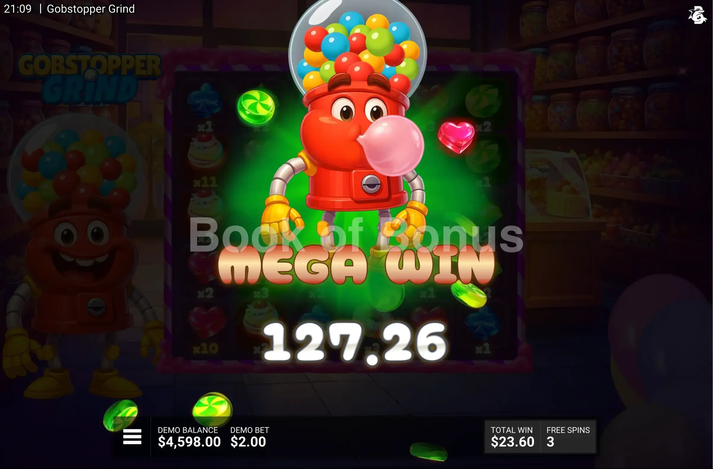 Gros gain sur Gobstopper Grind