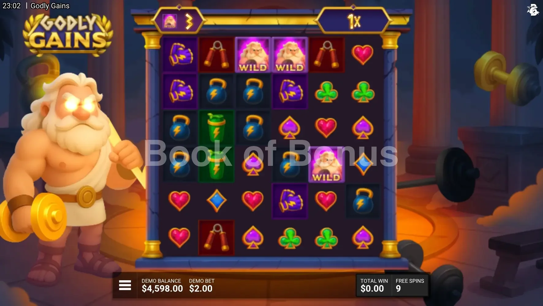 Godly Gains par Hacksaw Gaming - tours gratuits