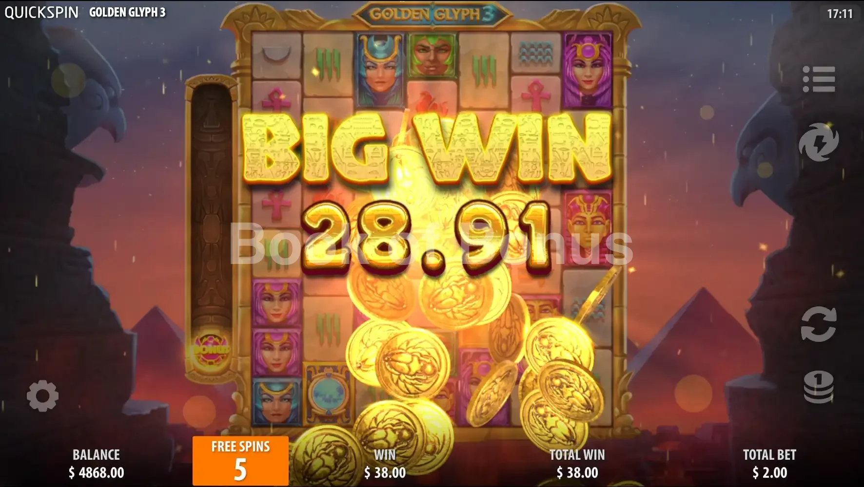 Gros gain Golden Glyph 3