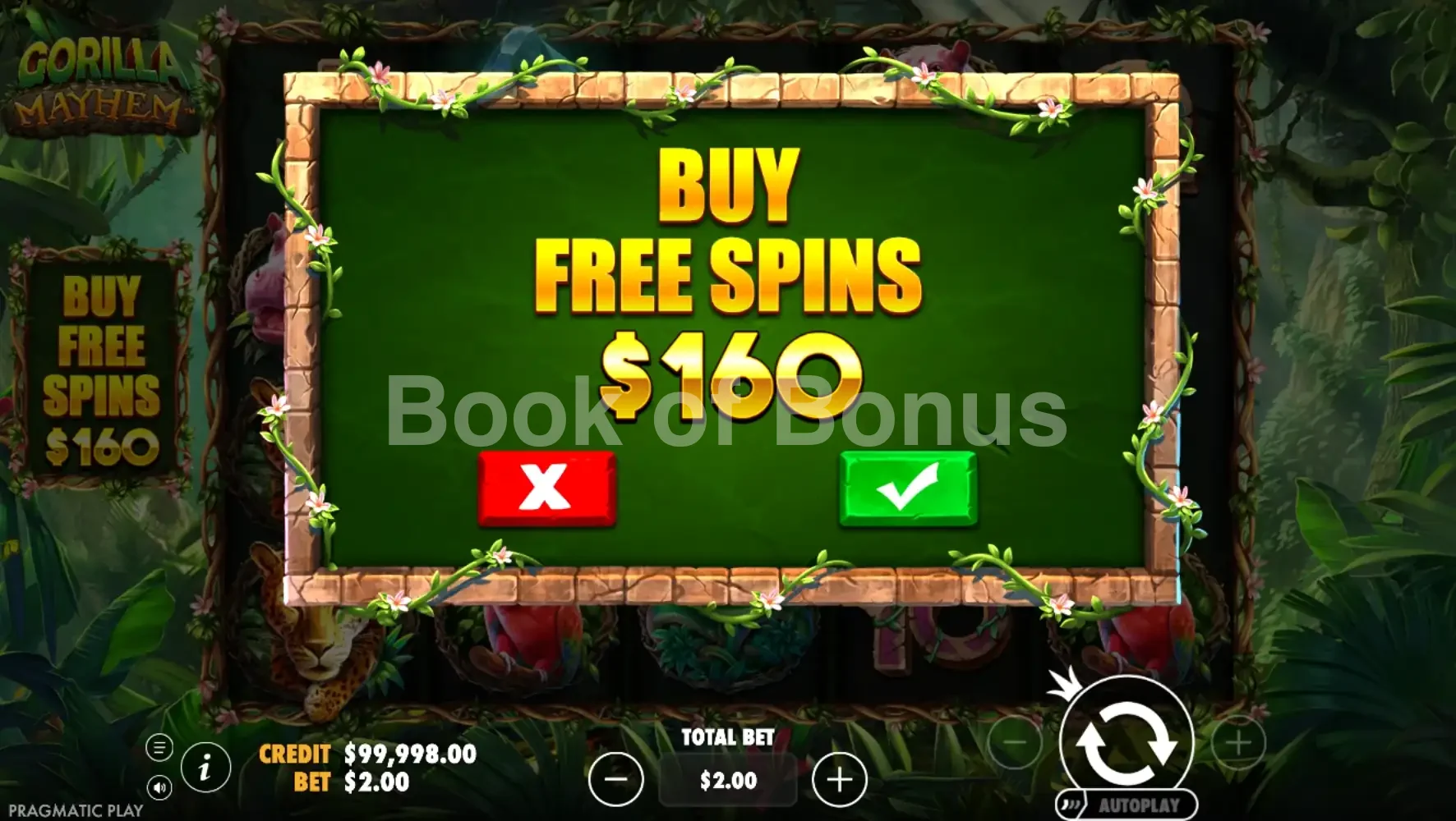 Achat bonus Gorilla Mayhem