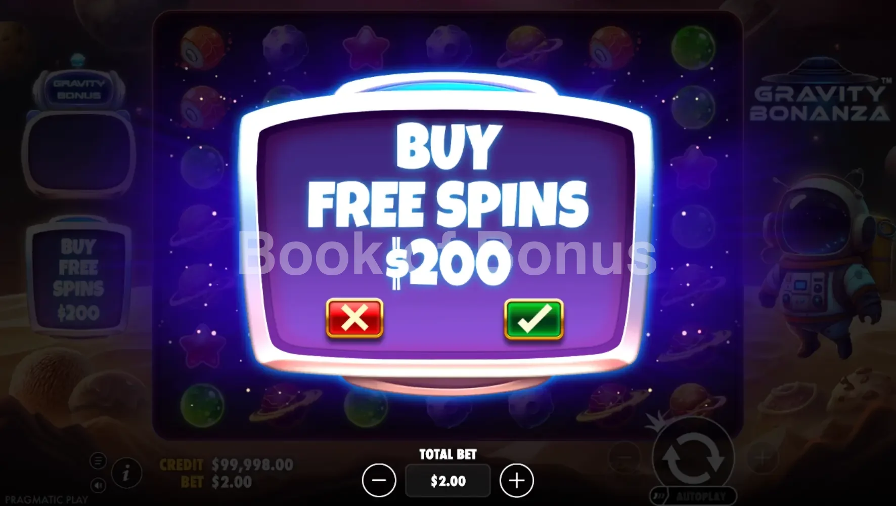 Bonus Buy Gravity Bonanza