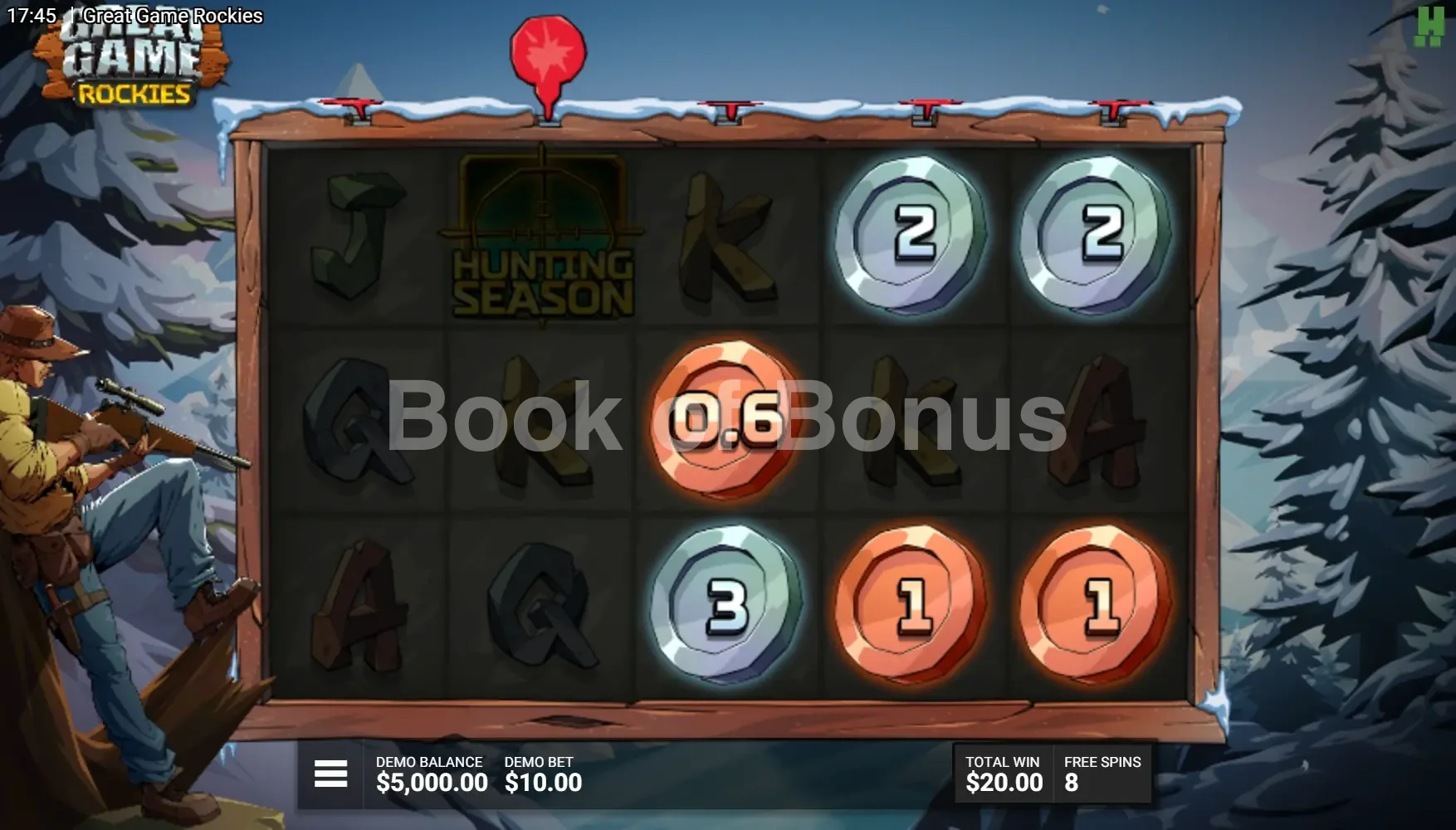 Great Game Rockies par Hacksaw Gaming - tours gratuits