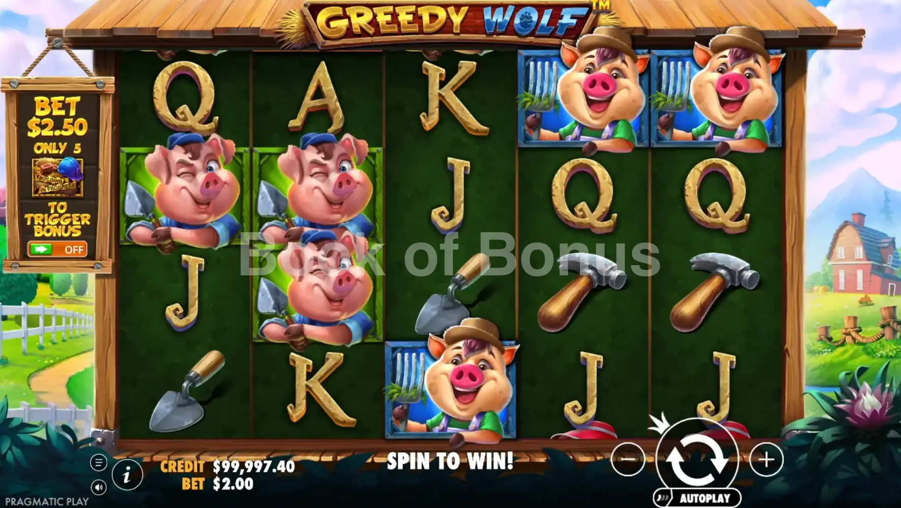 Jeu de base Greedy Wolf