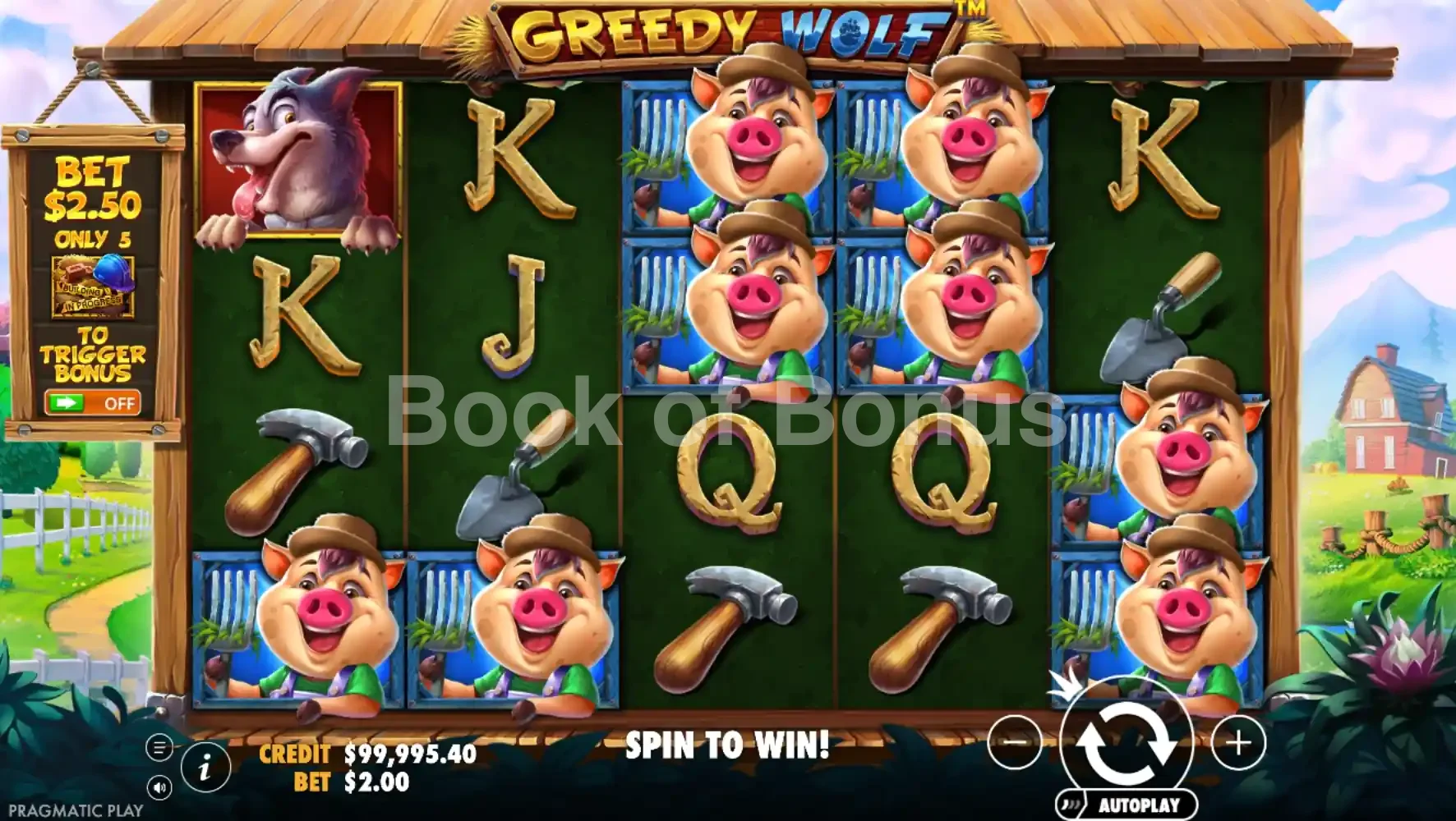 Modificateurs en jeu Greedy Wolf