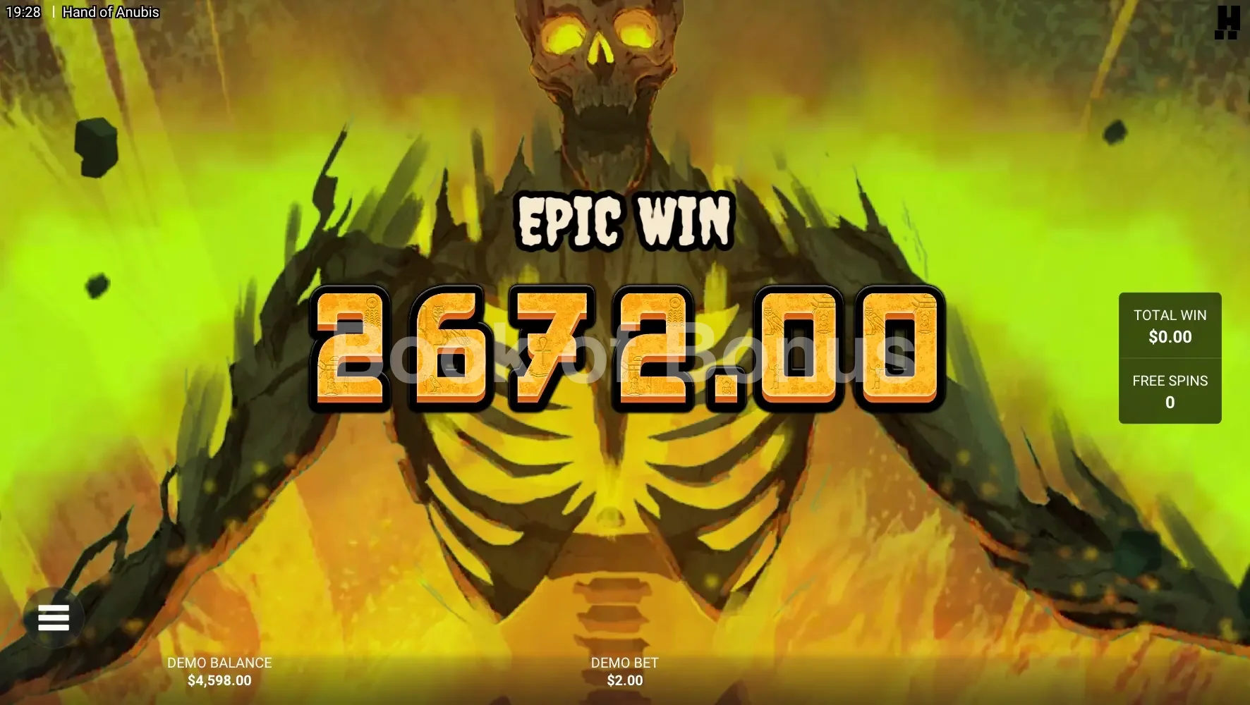 Hand of Anubis par Hacksaw Gaming - gros gain