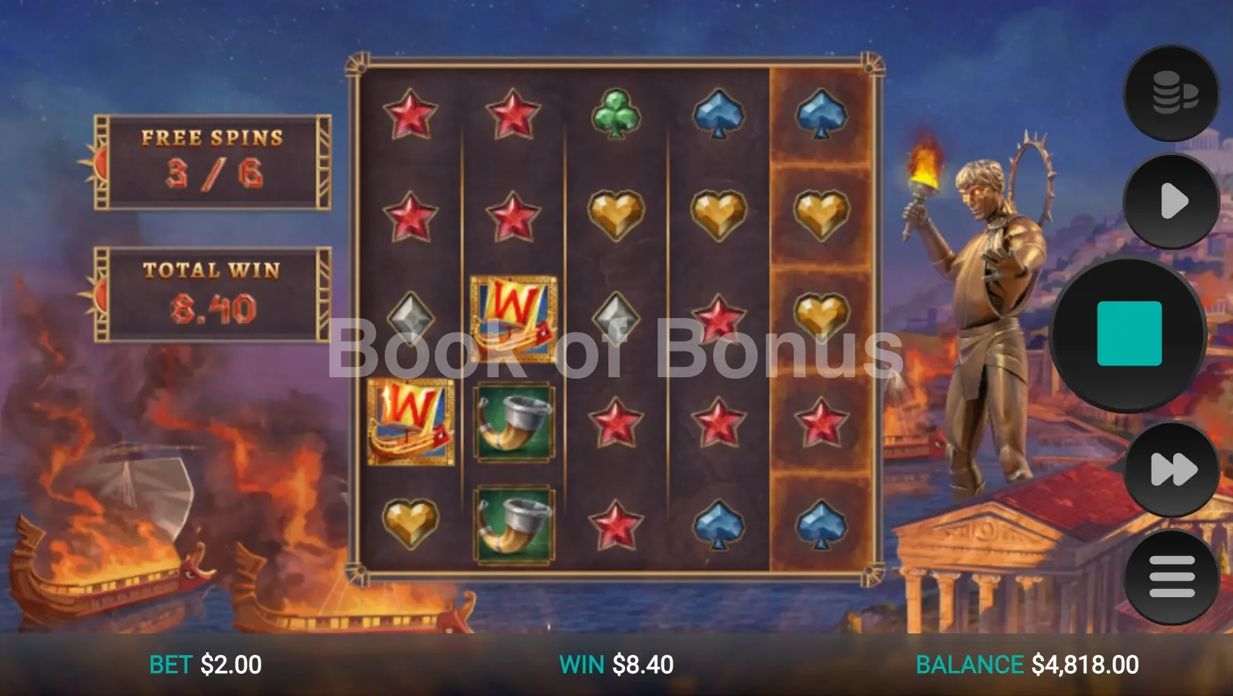 Helios' Fury par Relax Gaming - tours gratuits