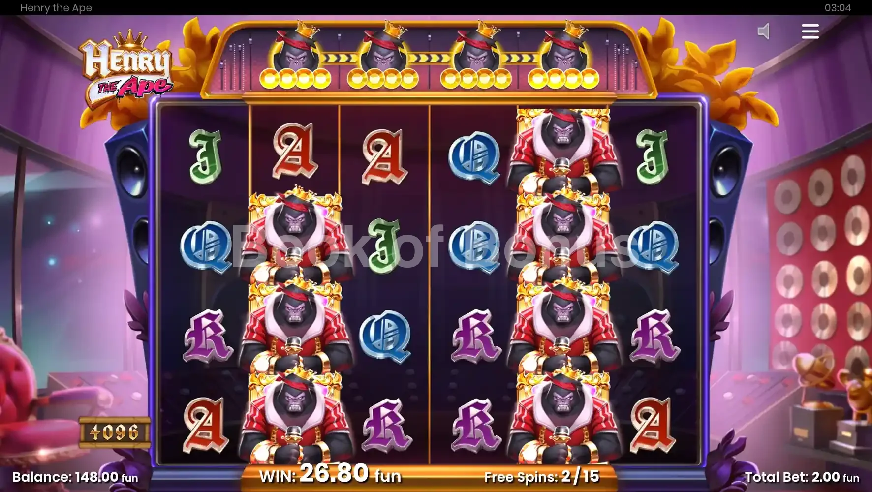 Henry The Ape par Push Gaming - tours gratuits