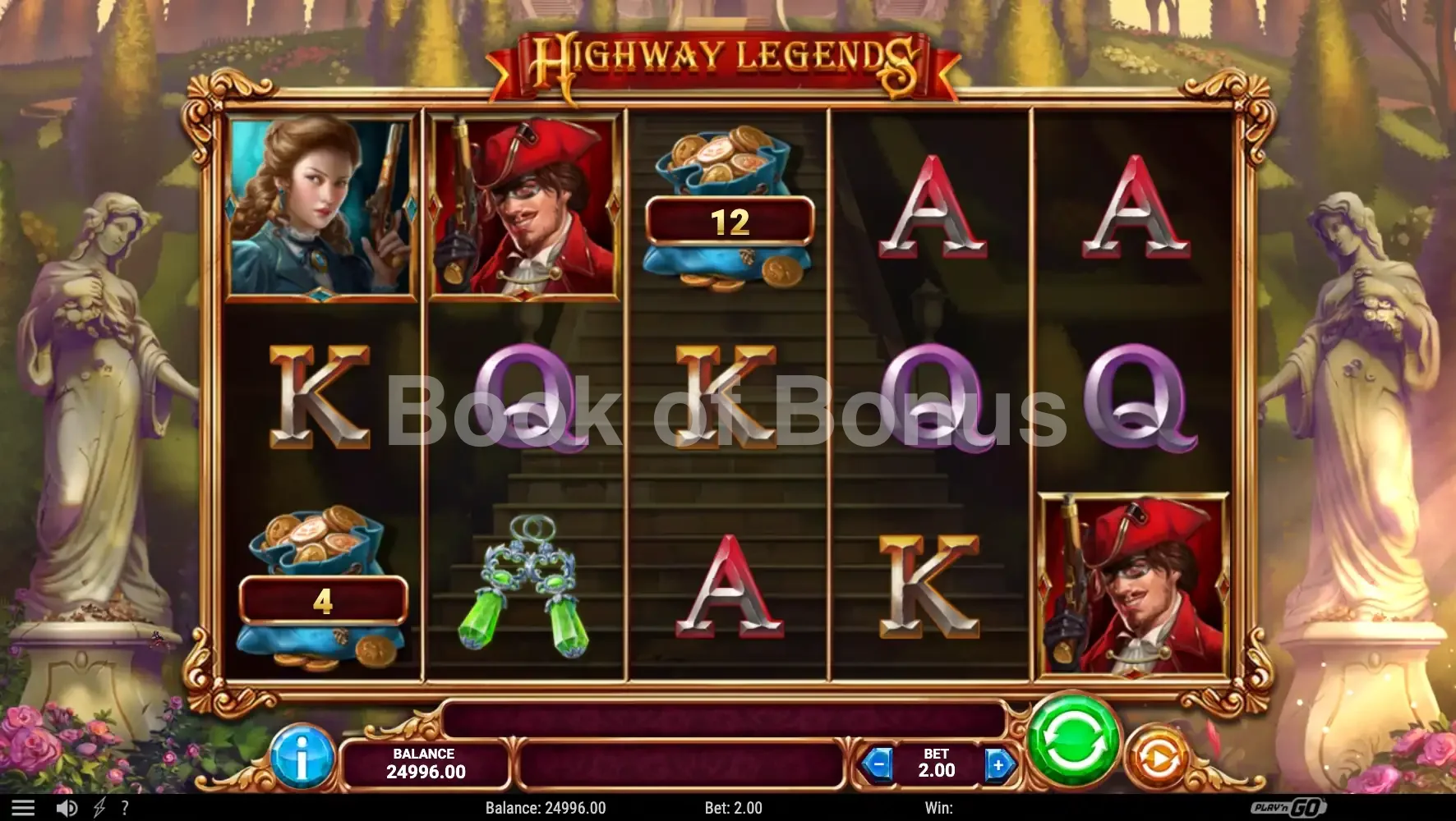 Highway Legends par Play'n GO - base game 2