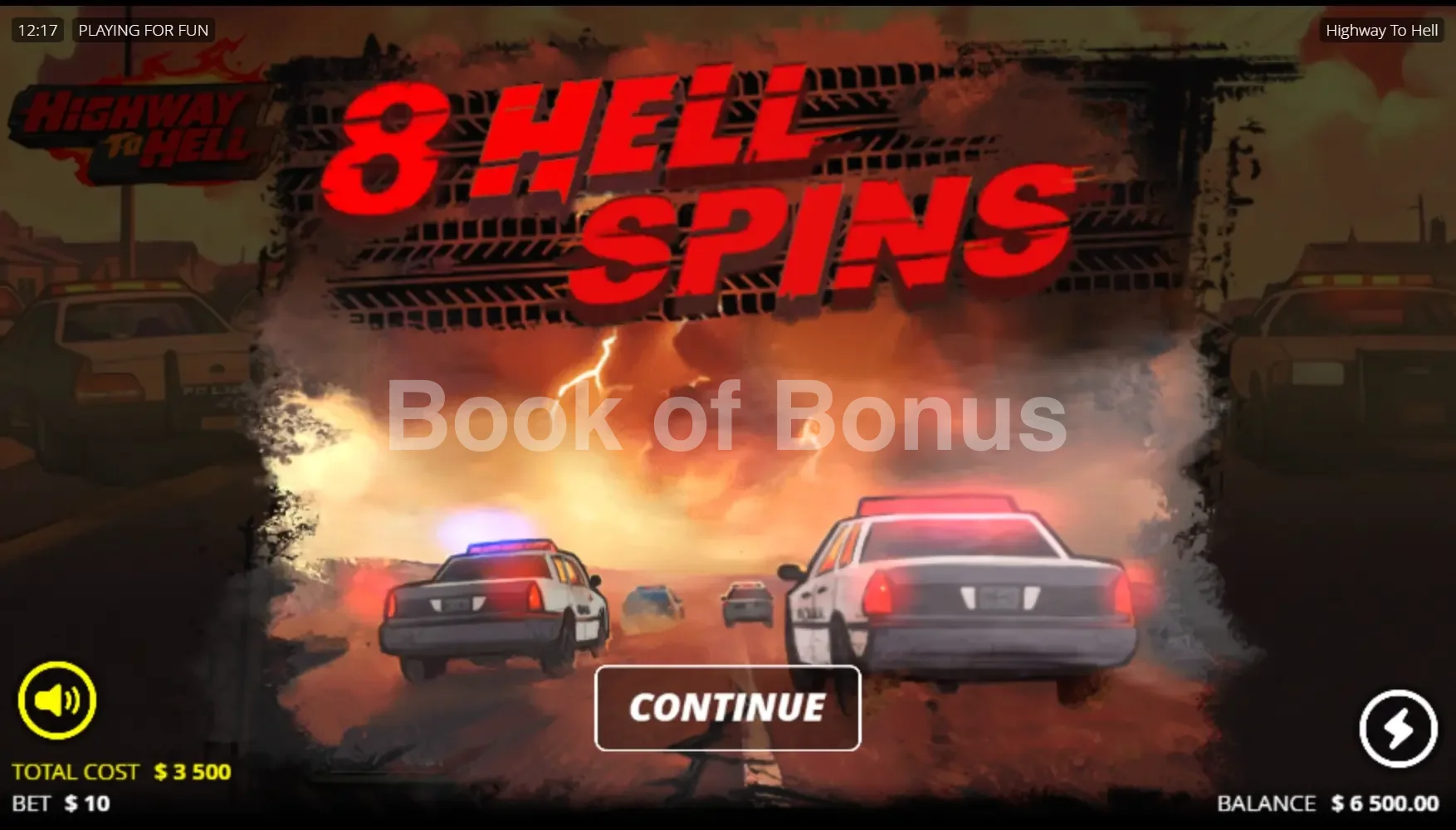 Highway to Hell par Nolimit City - tours gratuits