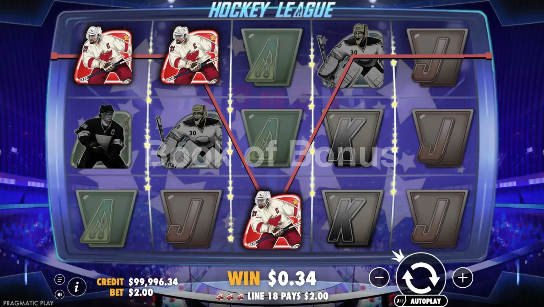 Hockey League par Pragmatic Play - base game 2