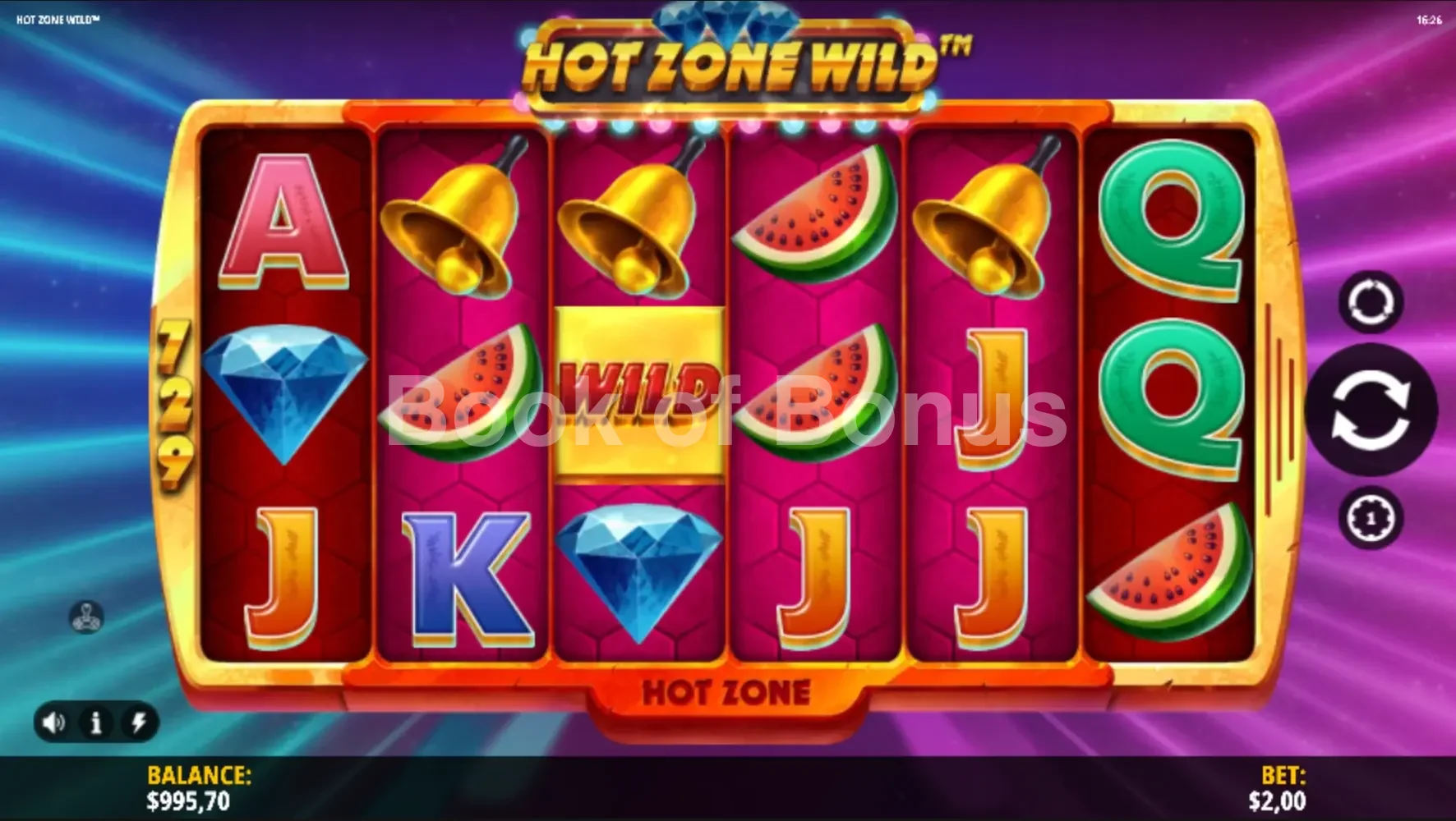 Grille en action Hot Zone Wild
