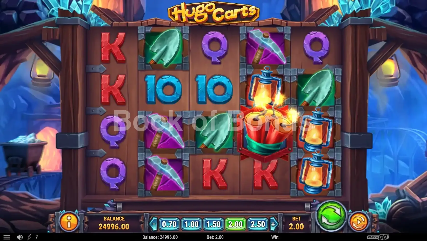 Hugo Carts par Play'n GO - base game 2