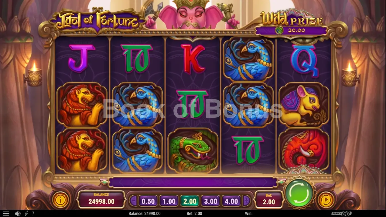 Jeu de base Idol of Fortune