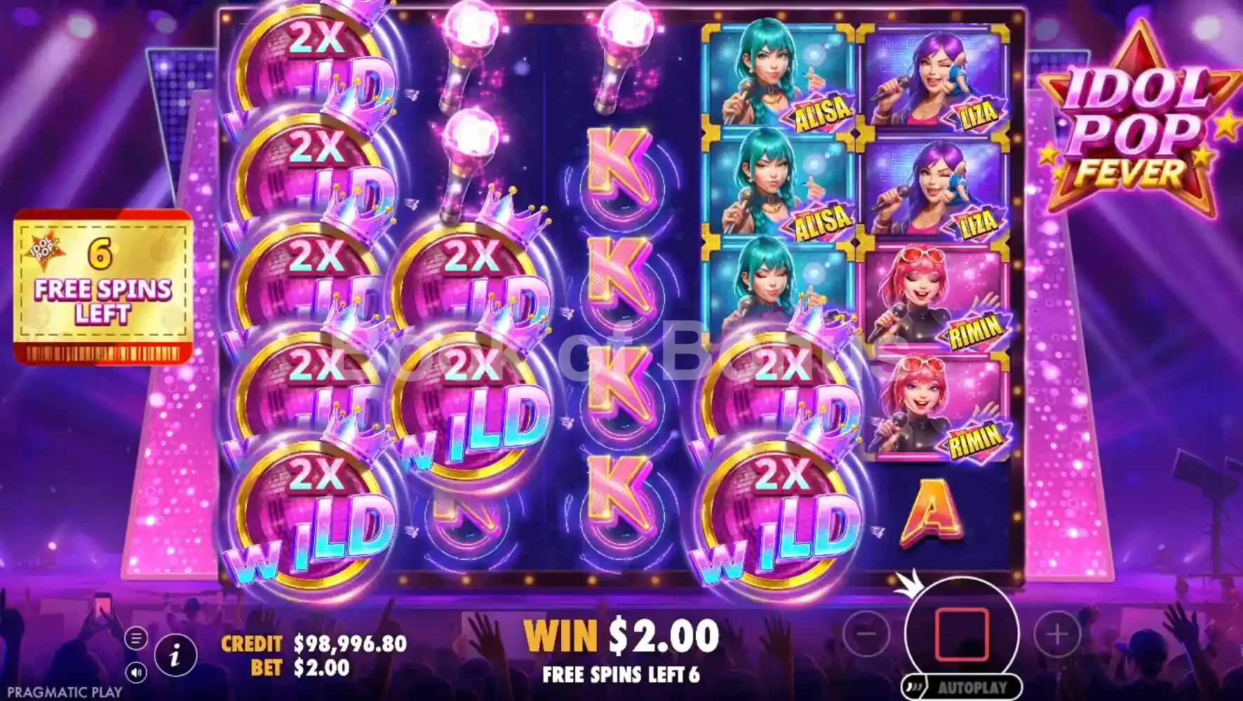 Idol Pop Fever par Pragmatic Play - tours gratuits