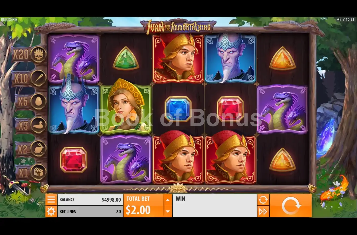 Jeu de base Ivan and the Immortal King
