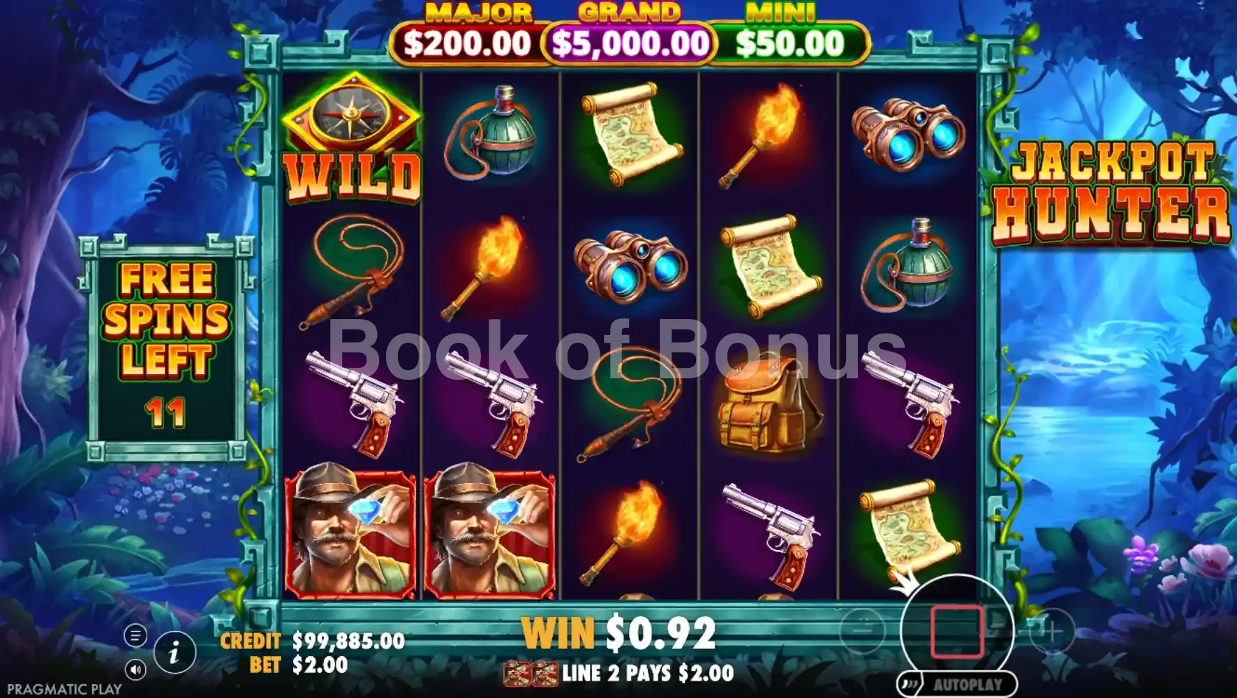 Tours gratuits Jackpot Hunter