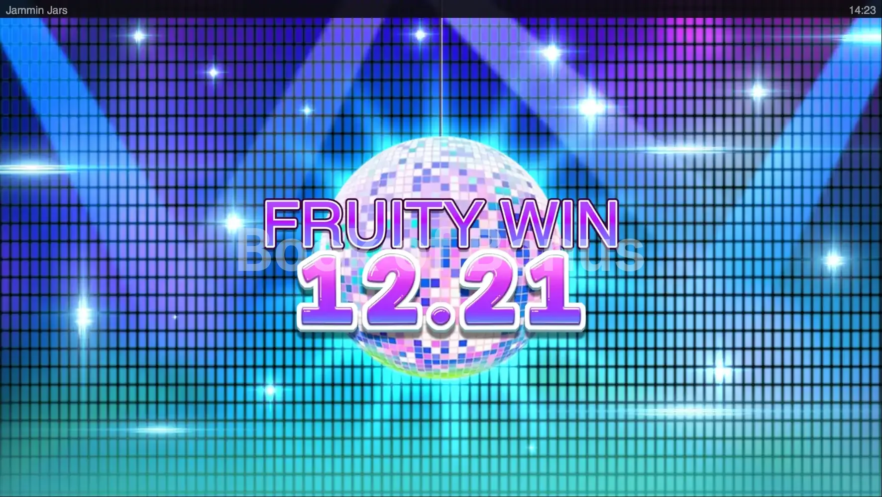 Gros gain en free spins Jammin Jars