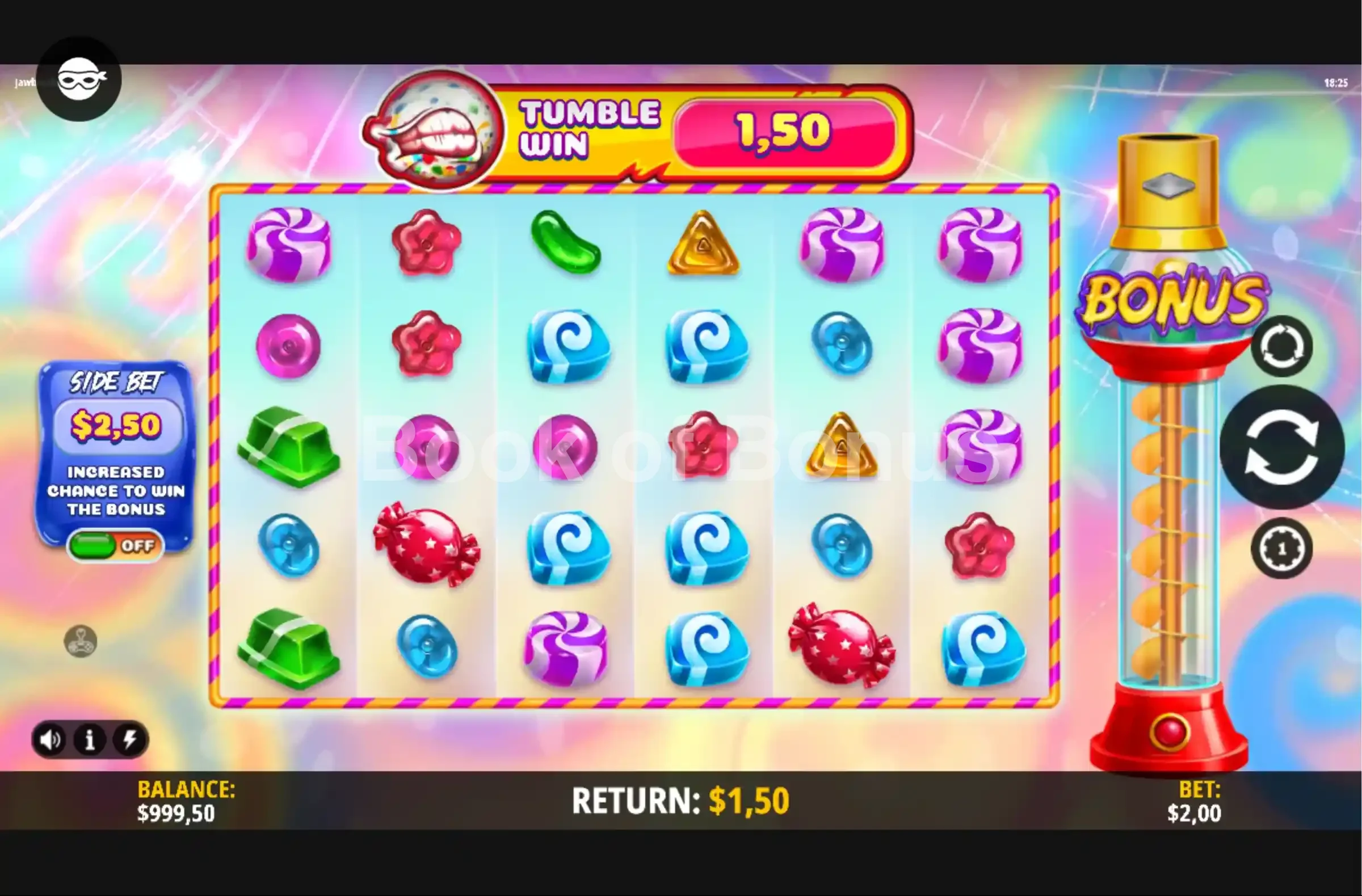 Jawbreaker par iSoftBet - jeu de base et disposition des rouleaux