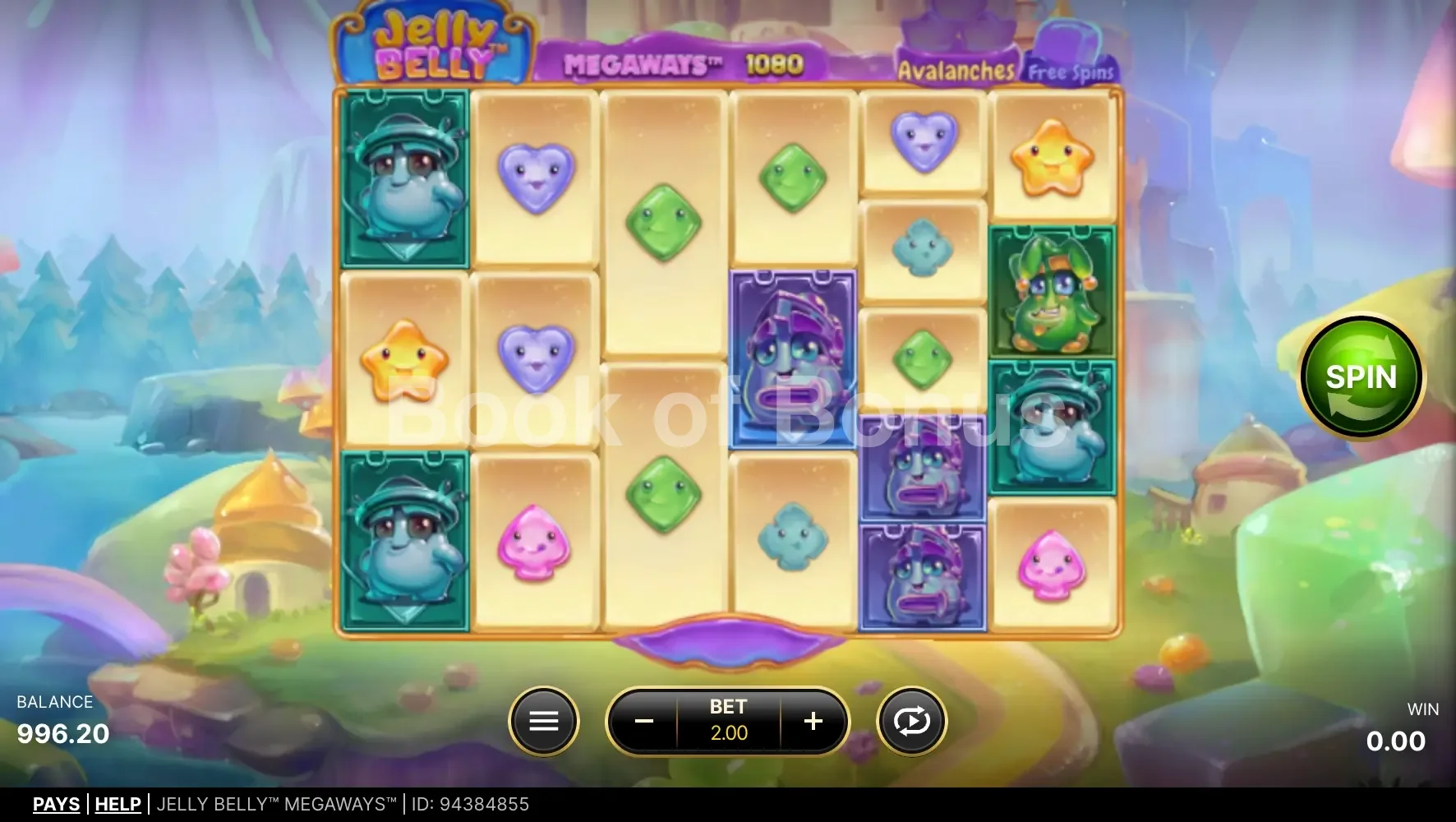 Wild dragon en action Jelly Belly Megaways