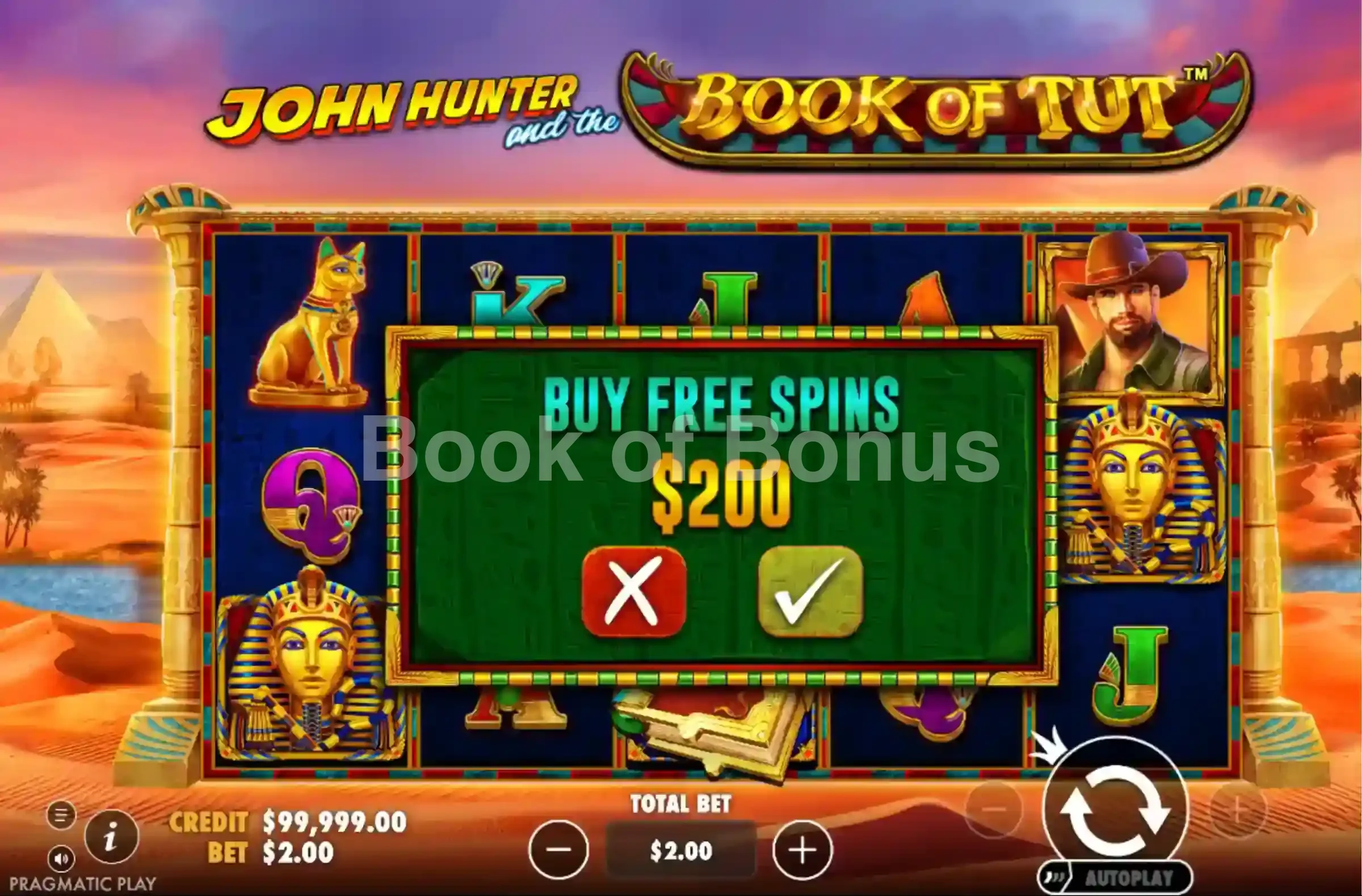 Achat de bonus John Hunter and the Book of Tut