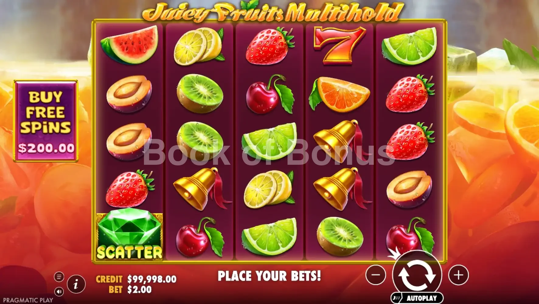Jeu de base Juicy Fruits Multihold