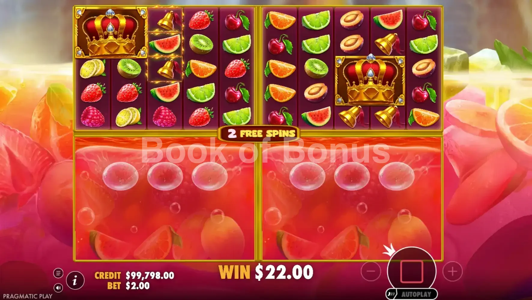 Tours gratuits Juicy Fruits Multihold