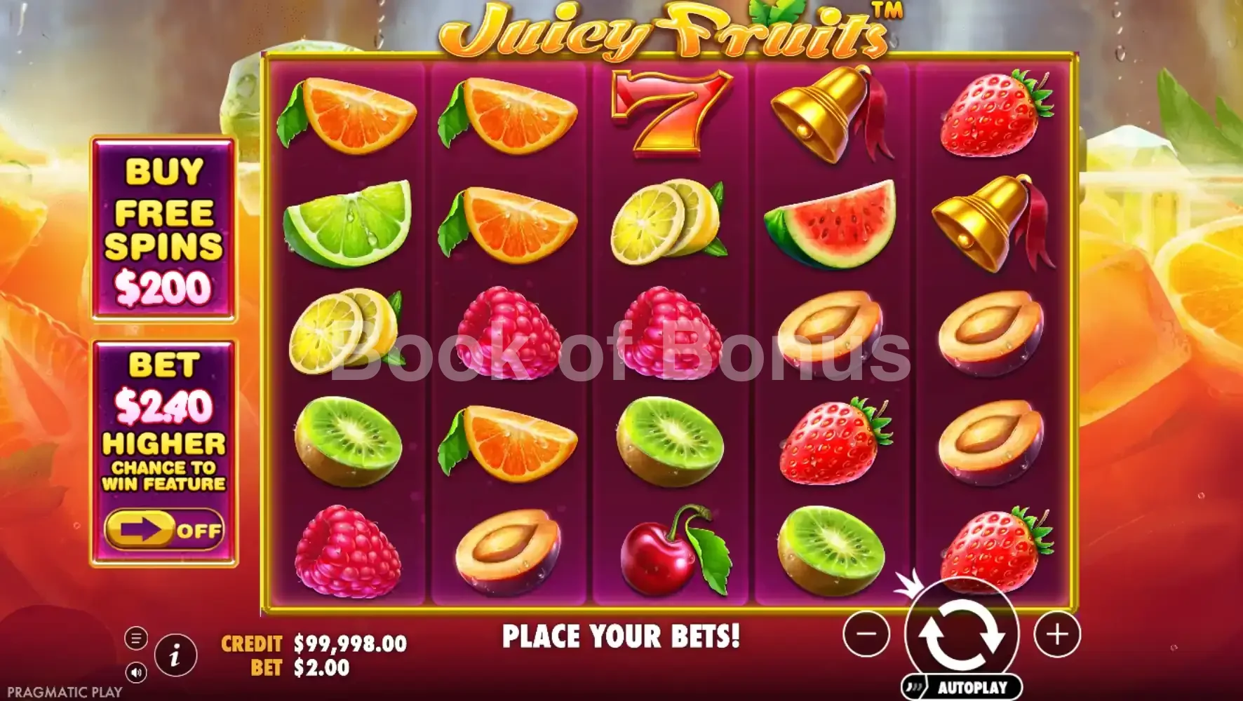 Jeu de base Juicy Fruits