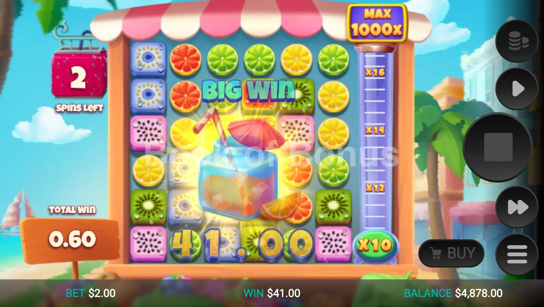 Jumbo Juicy par Relax Gaming - gros gain