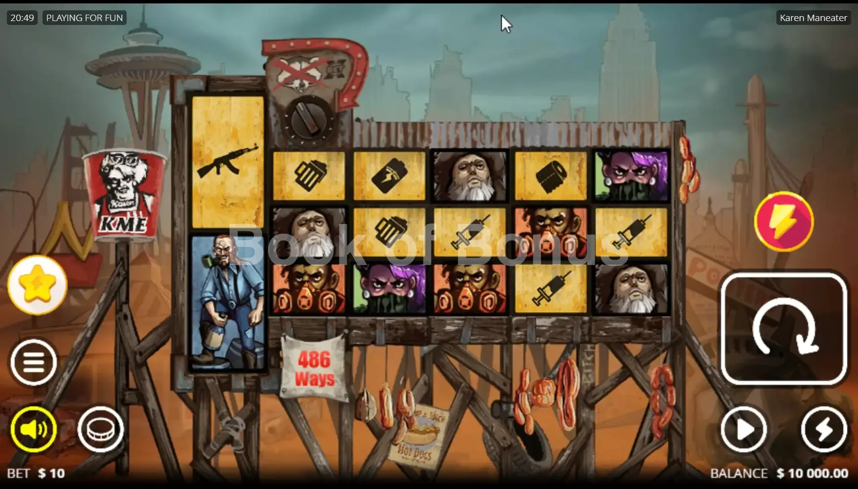 Jeu de base Karen Maneater