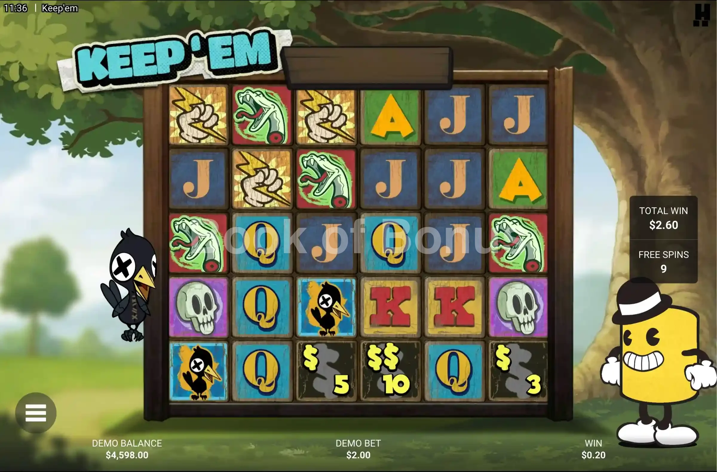 Keep 'Em par Hacksaw Gaming - tours gratuits