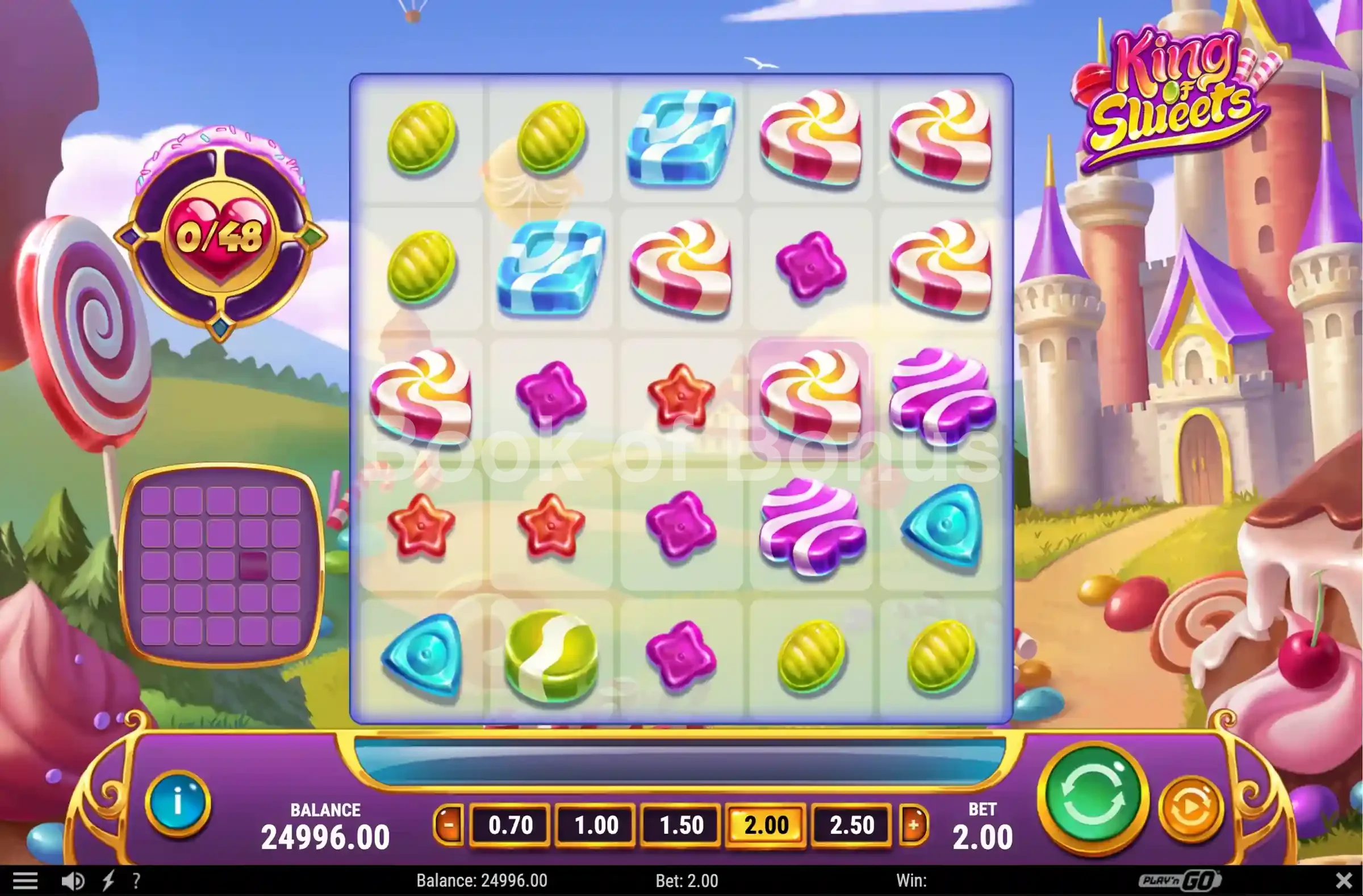 Grille en action King of Sweets
