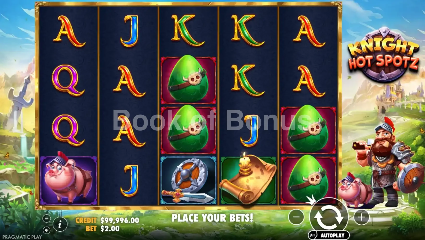 Knight Hot Spotz par Pragmatic Play - base game 2