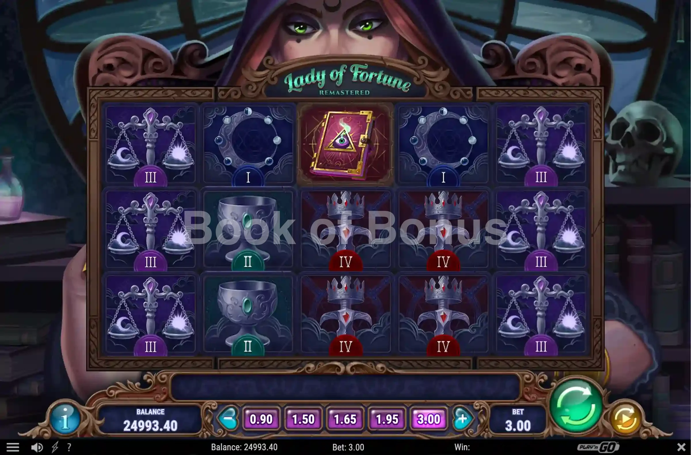 Lady of Fortune Remastered par Play'n GO - base game 2