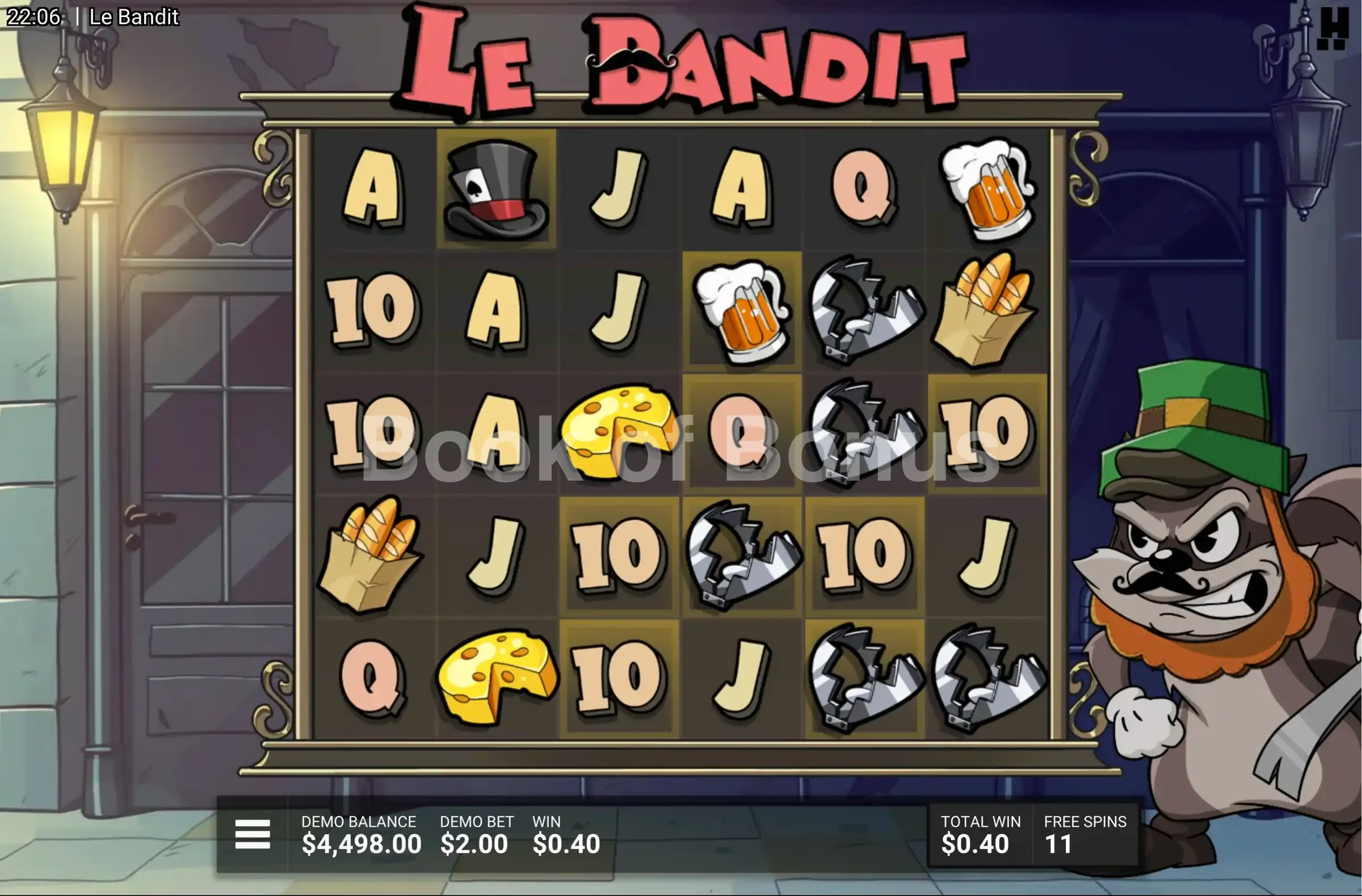Le Bandit par Hacksaw Gaming - tours gratuits