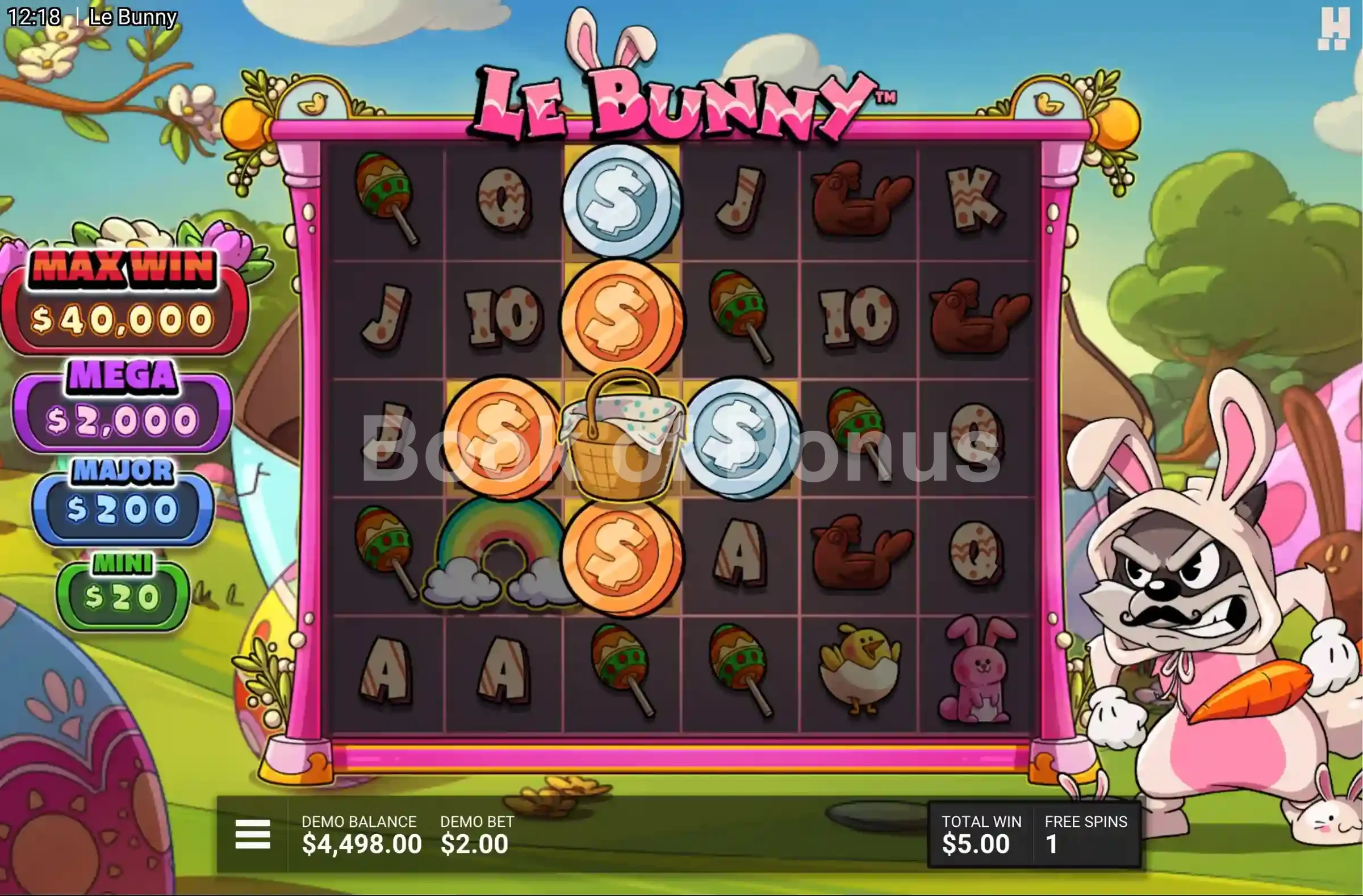 Le Bunny par Hacksaw Gaming - tours gratuits