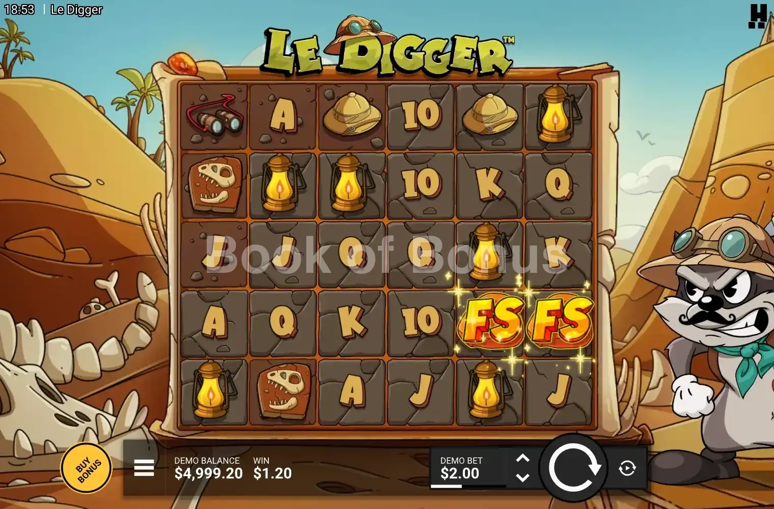 Jeu de base Le Digger