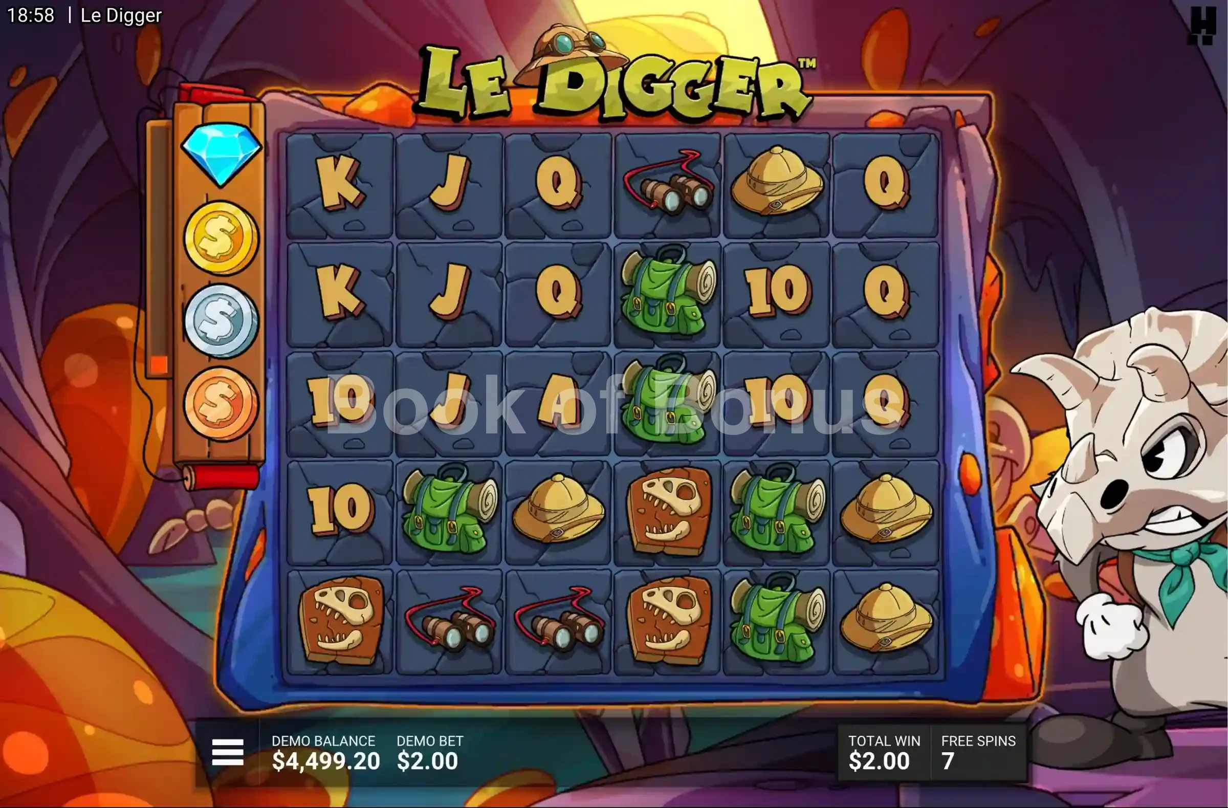 Tours gratuits Le Digger