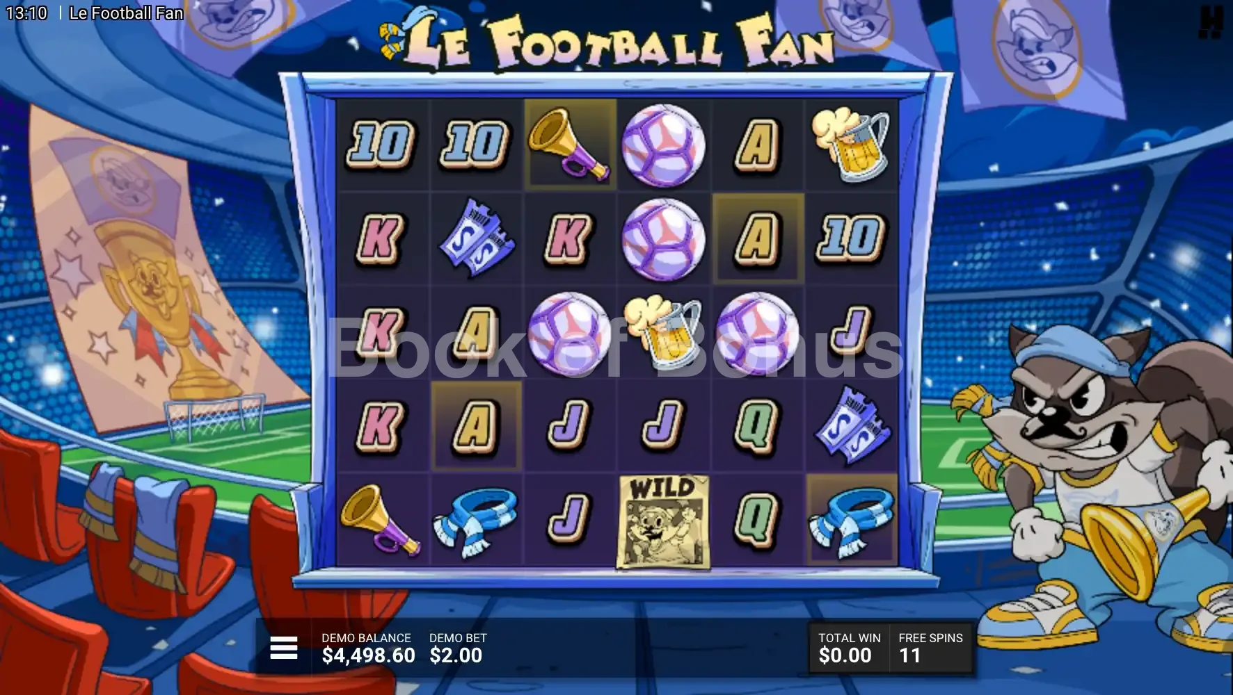 Le Football Fan par Hacksaw Gaming - tours gratuits
