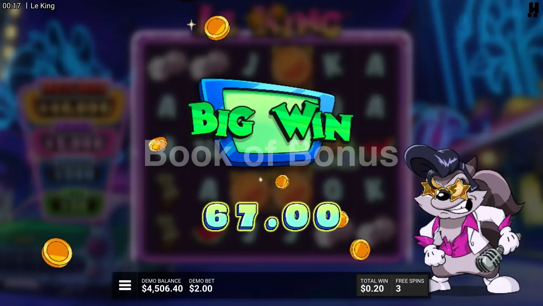 Le King par Hacksaw Gaming - gros gain