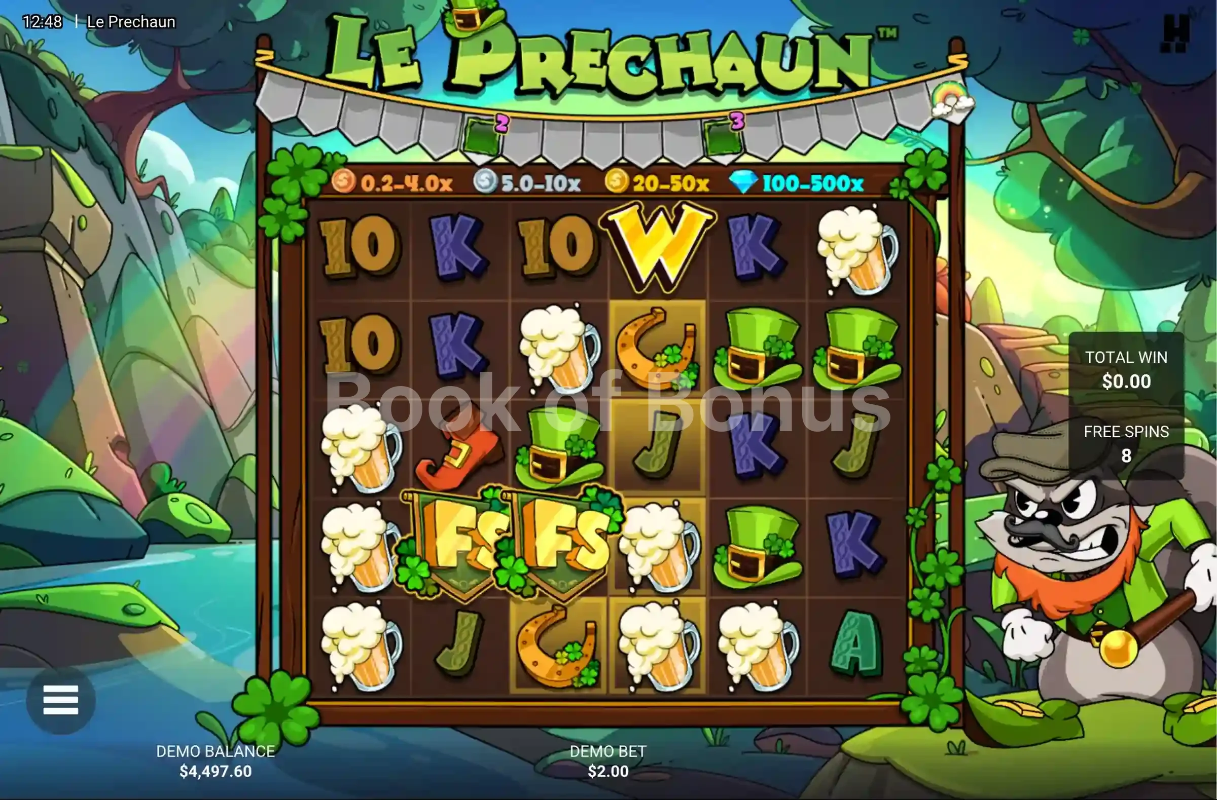 Le Prechaun par Hacksaw Gaming - tours gratuits
